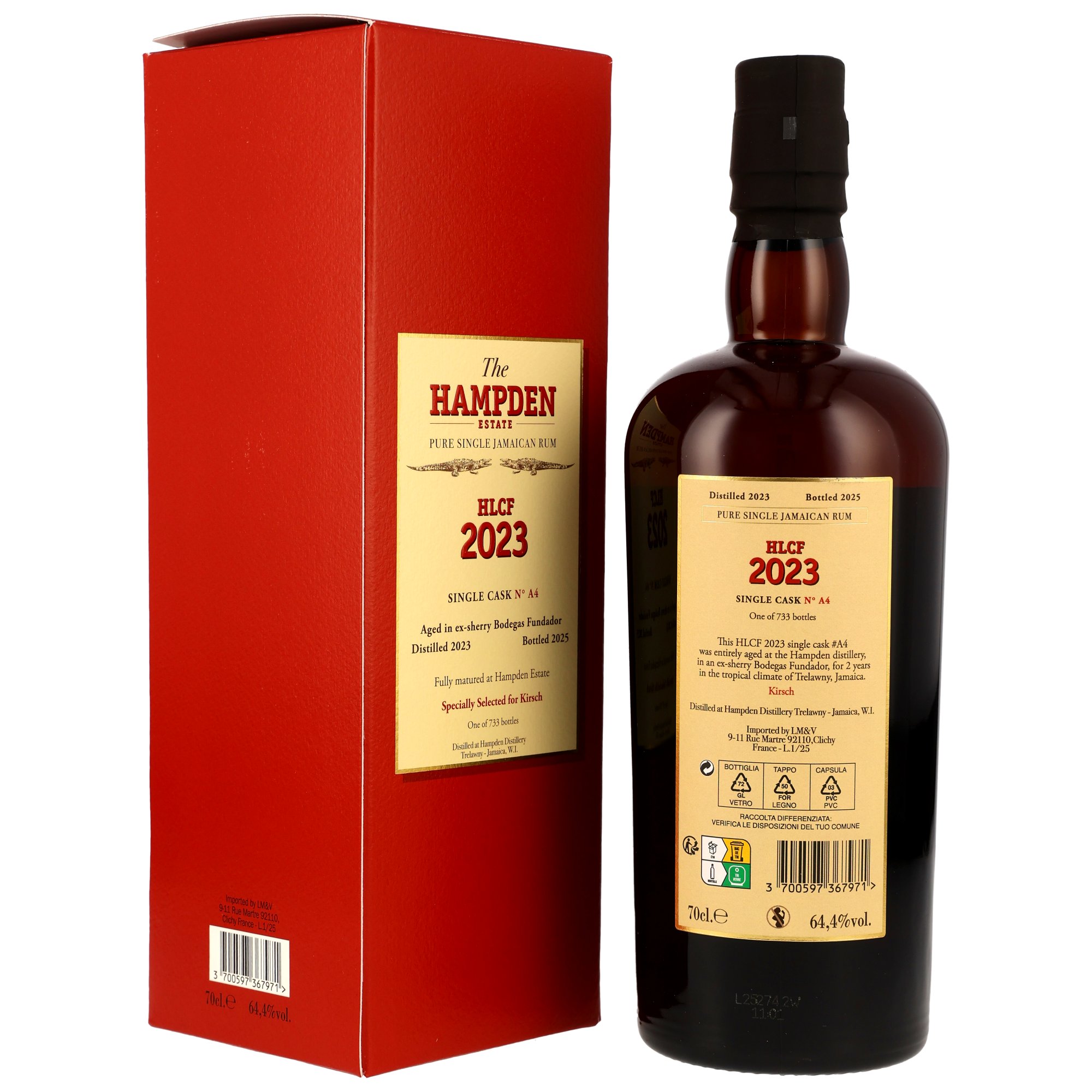 Hampden HLCF - Bodegas Fundador Sherry Cask #A4 - Kirsch