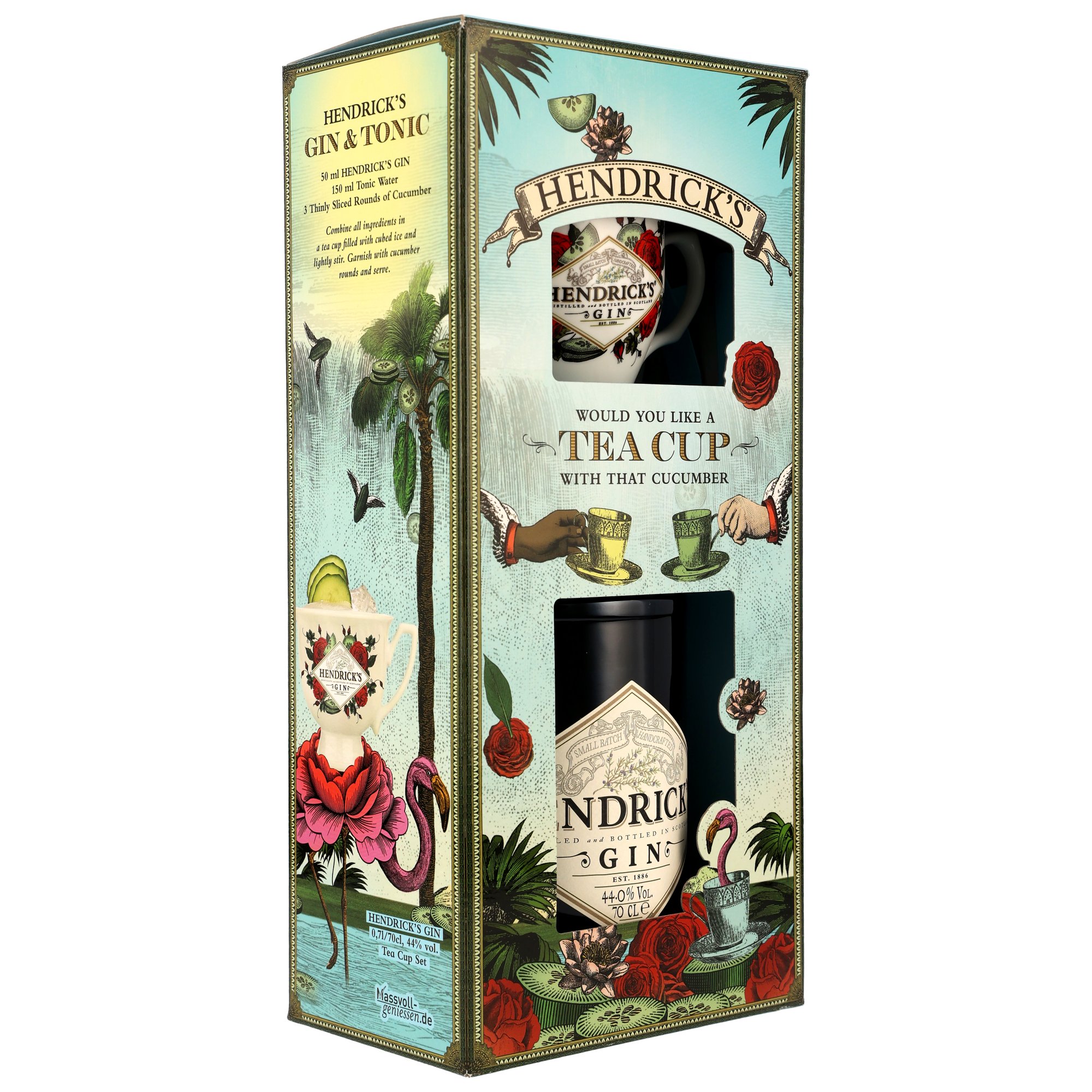 Hendricks Gin / Small Batch + Tea-Cup