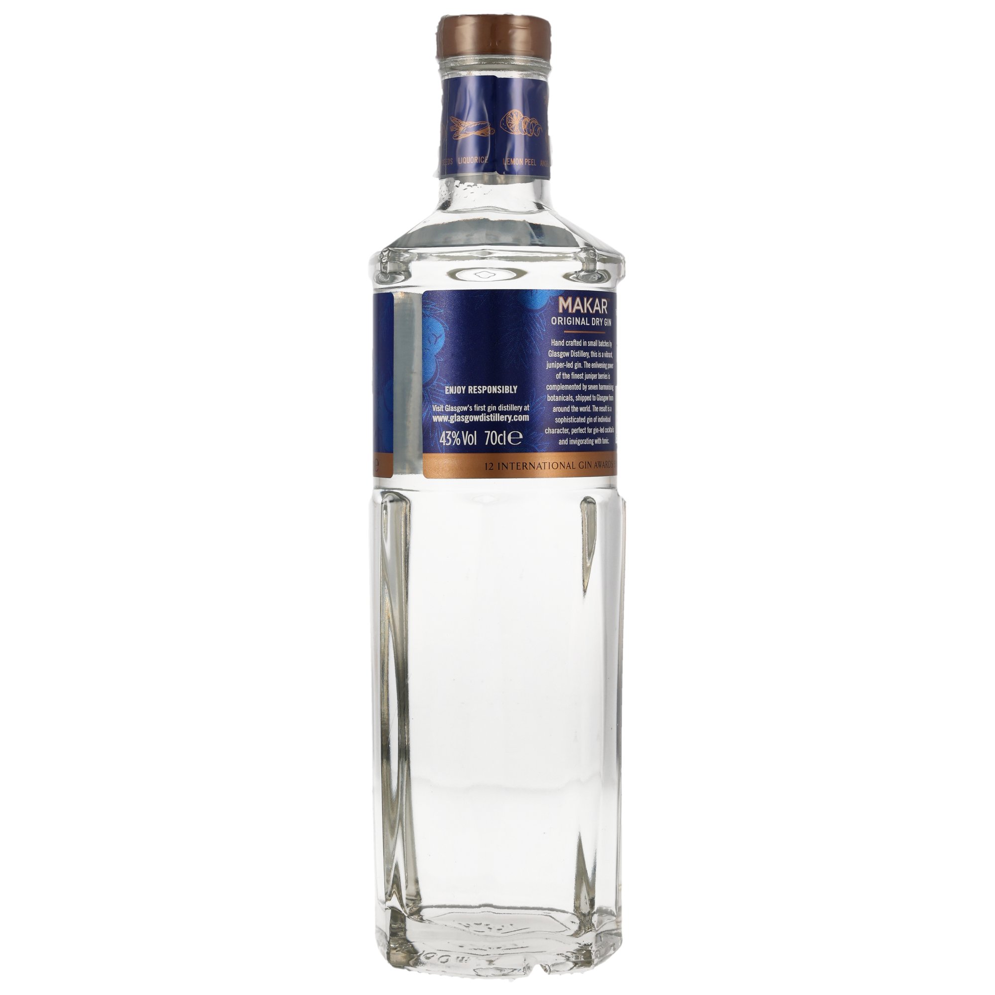 Makar Original Dry Gin - Glasgow Distillery - 700ml