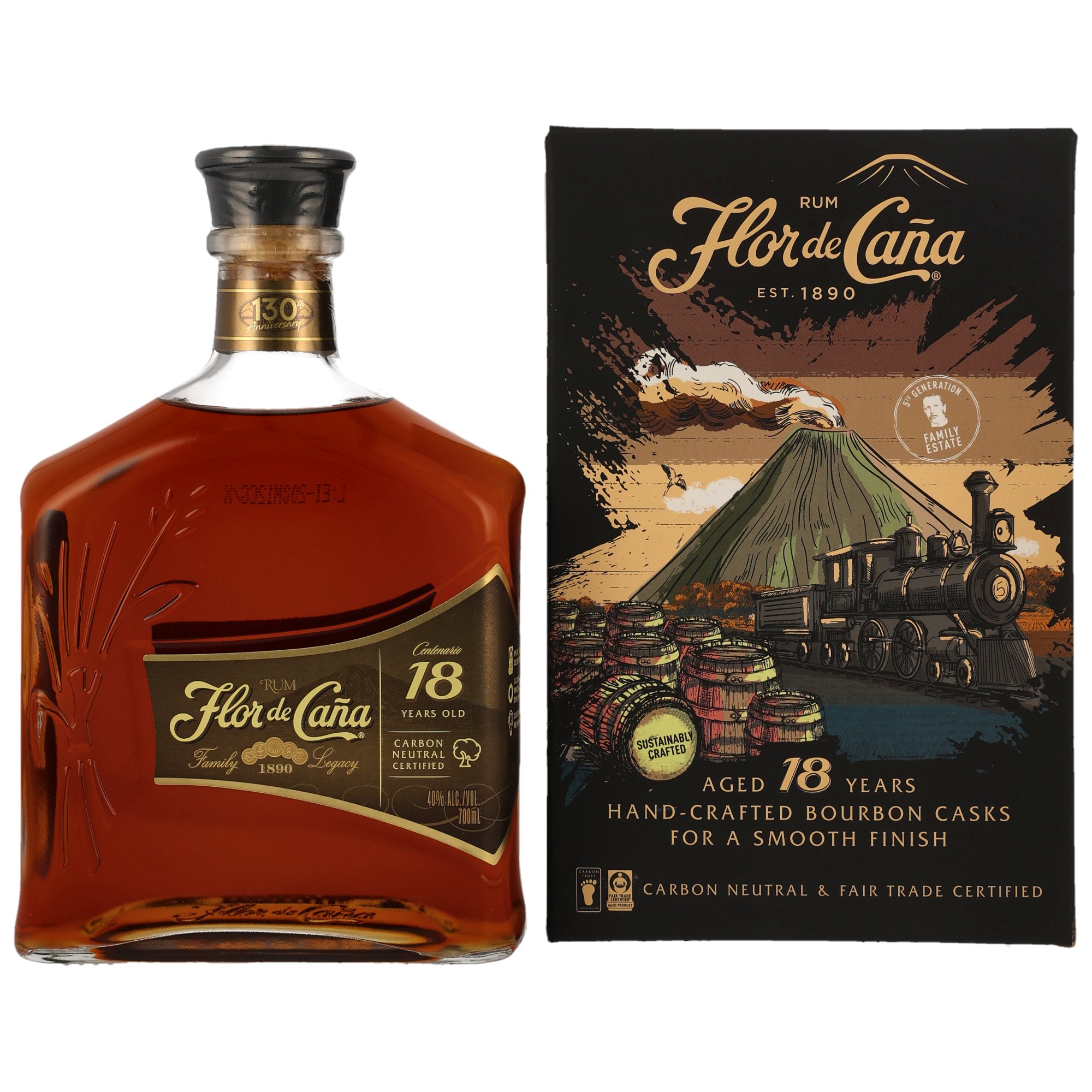 Flor de Cana 18 y.o. Centenario - Neue Ausstattung 2024