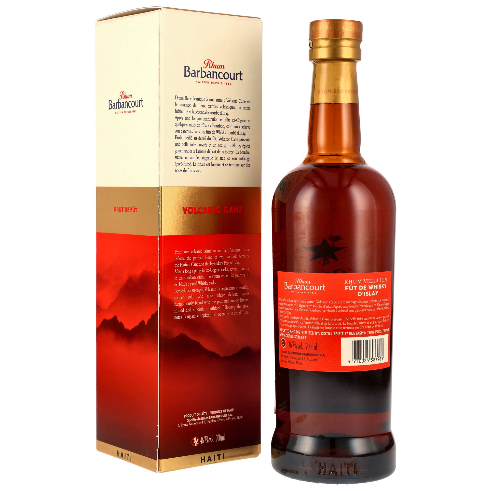 Barbancourt Rhum 15 y.o. Volcanic Cane Peated Whisky Cask