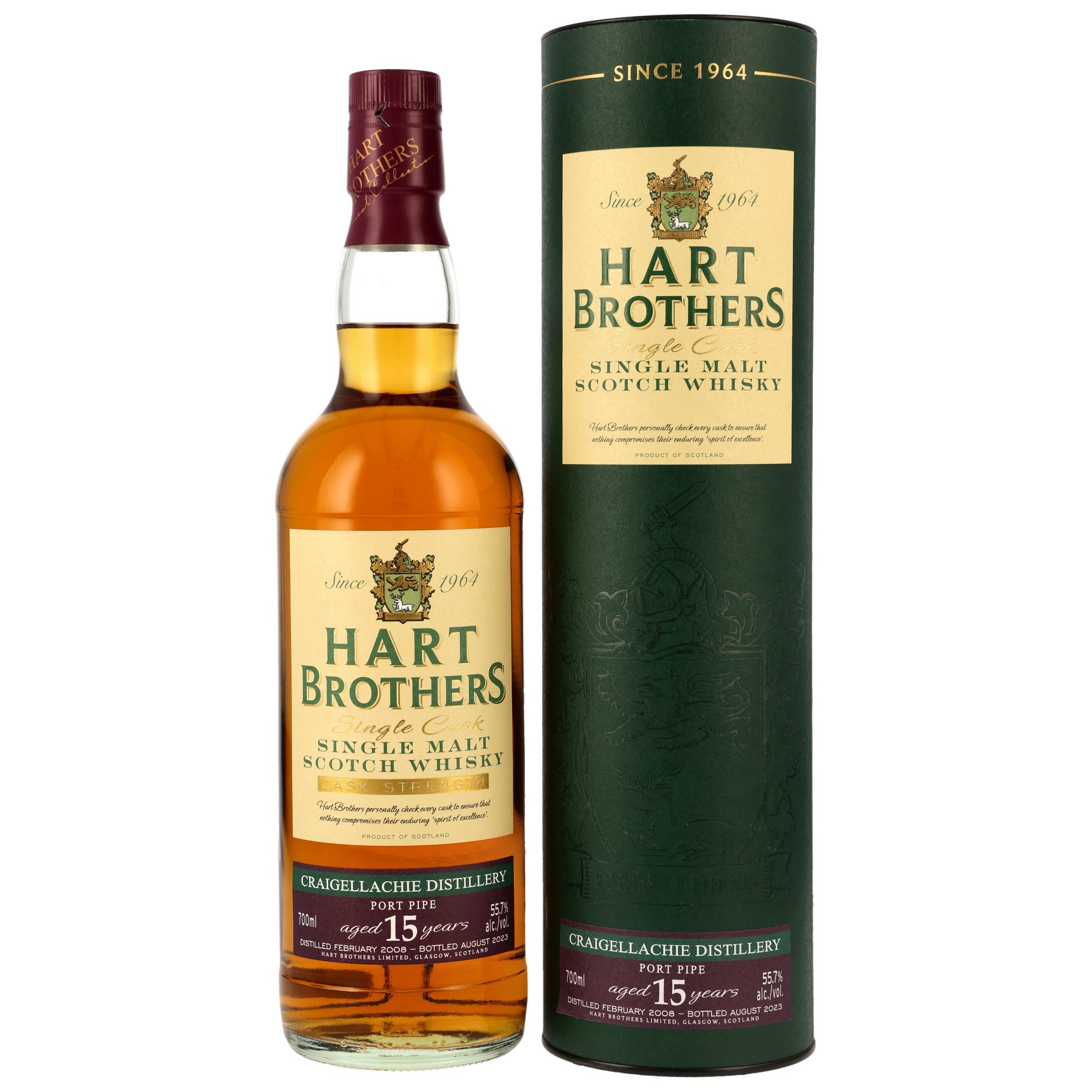 Craigellachie 2008/2023 - 15 y.o. - Port Pipe - Hart Brothers