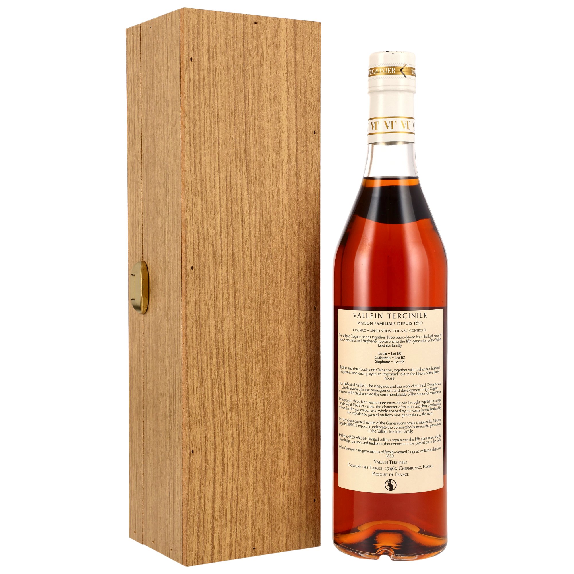 Vallein Tercinier 5th Generation Tres Vieux Cognac