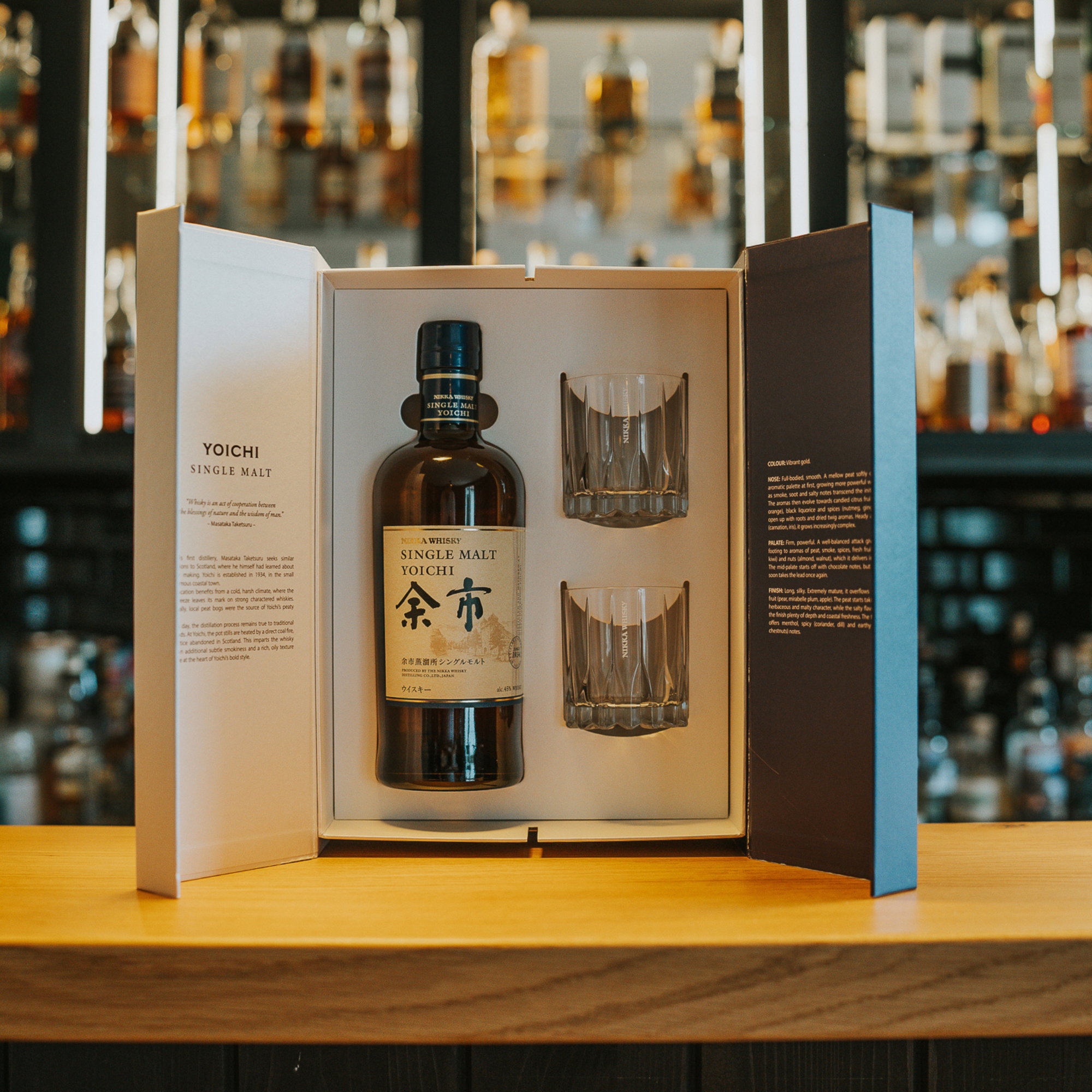 Nikka Yoichi Single Malt mit Riedel Glas GP