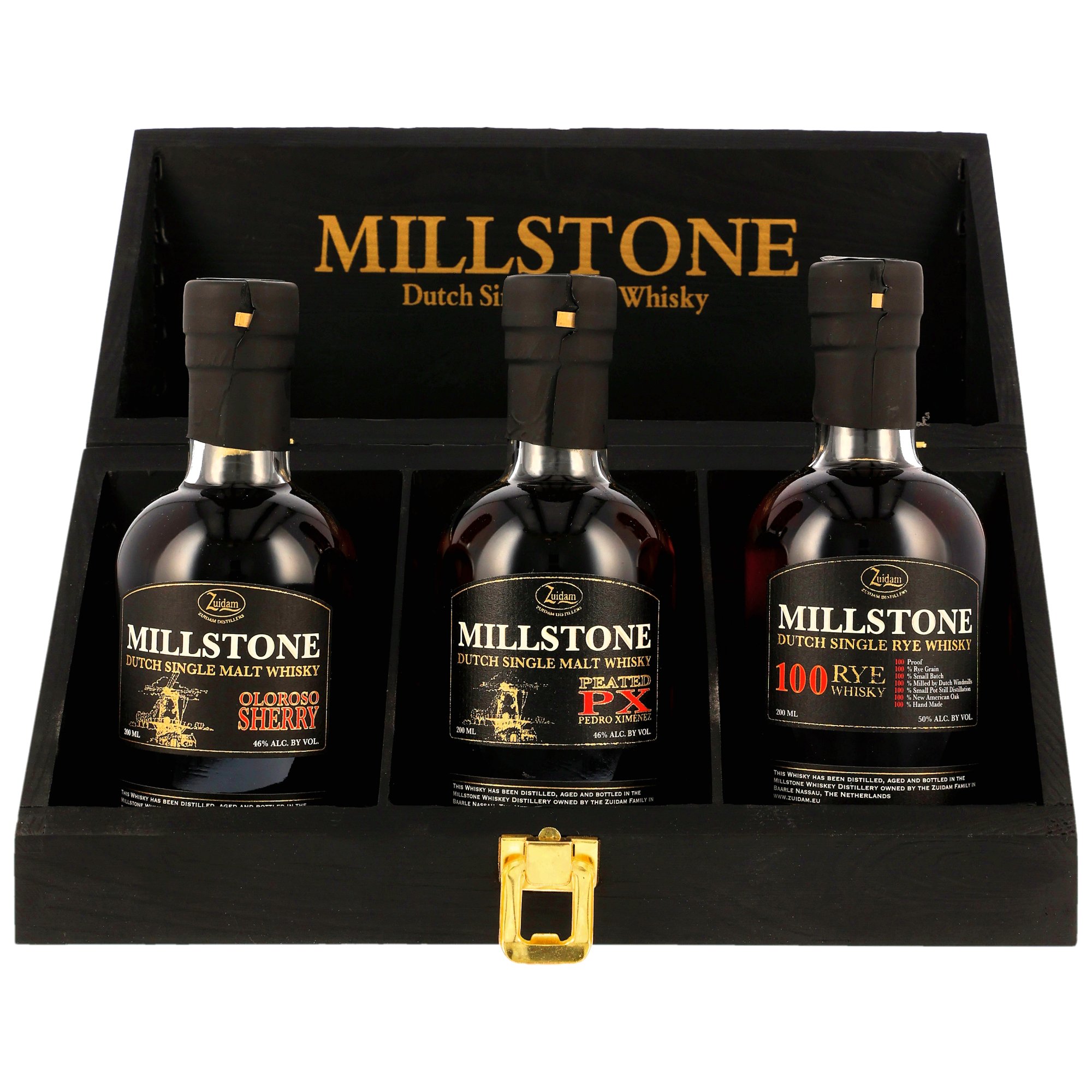 Millstone Geschenk Set - 3x200ml (Oloroso, PX & Rye Whisky)