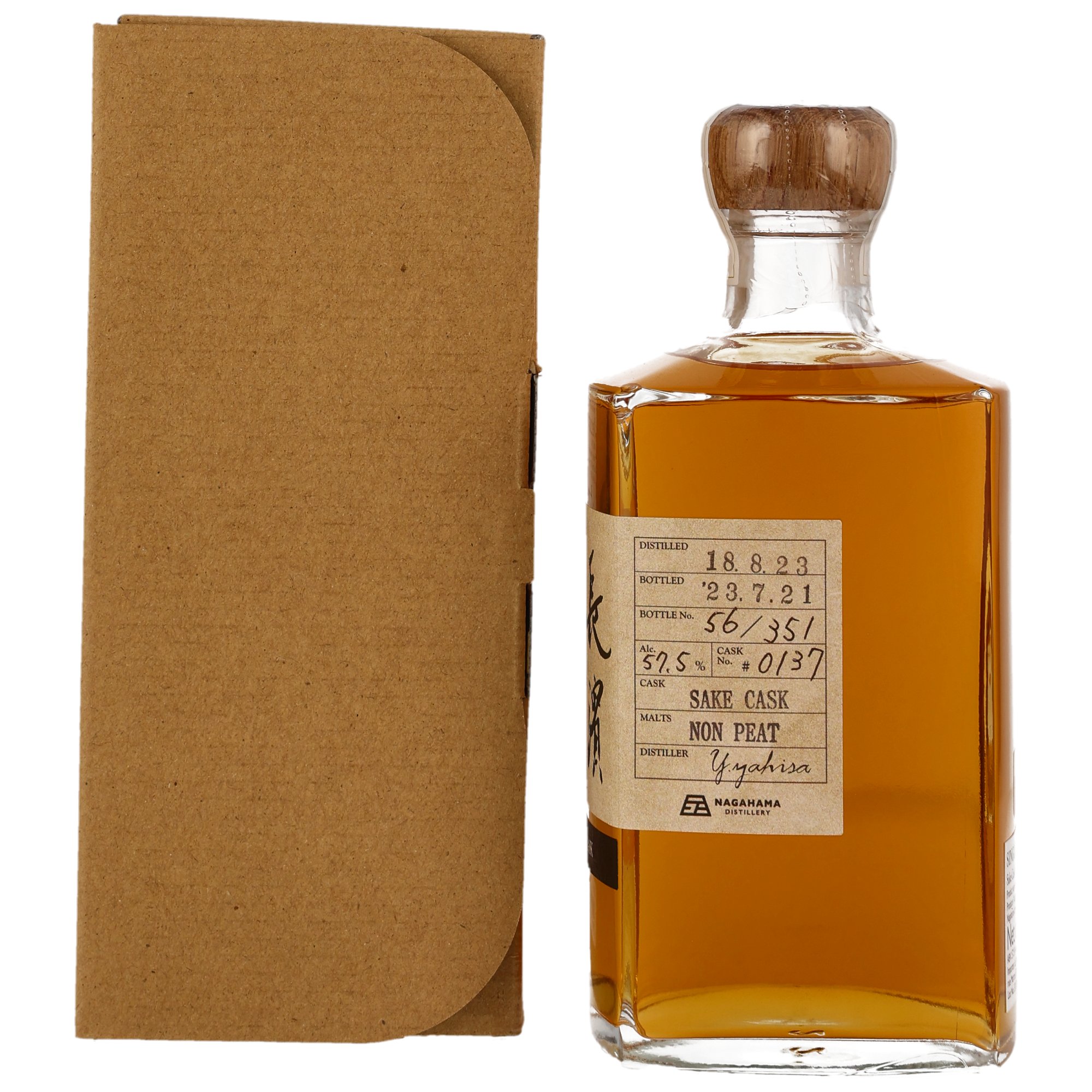 Nagahama Single Malt 2018/2023 - 4 y.o. -  Sake Cask Finish #0137