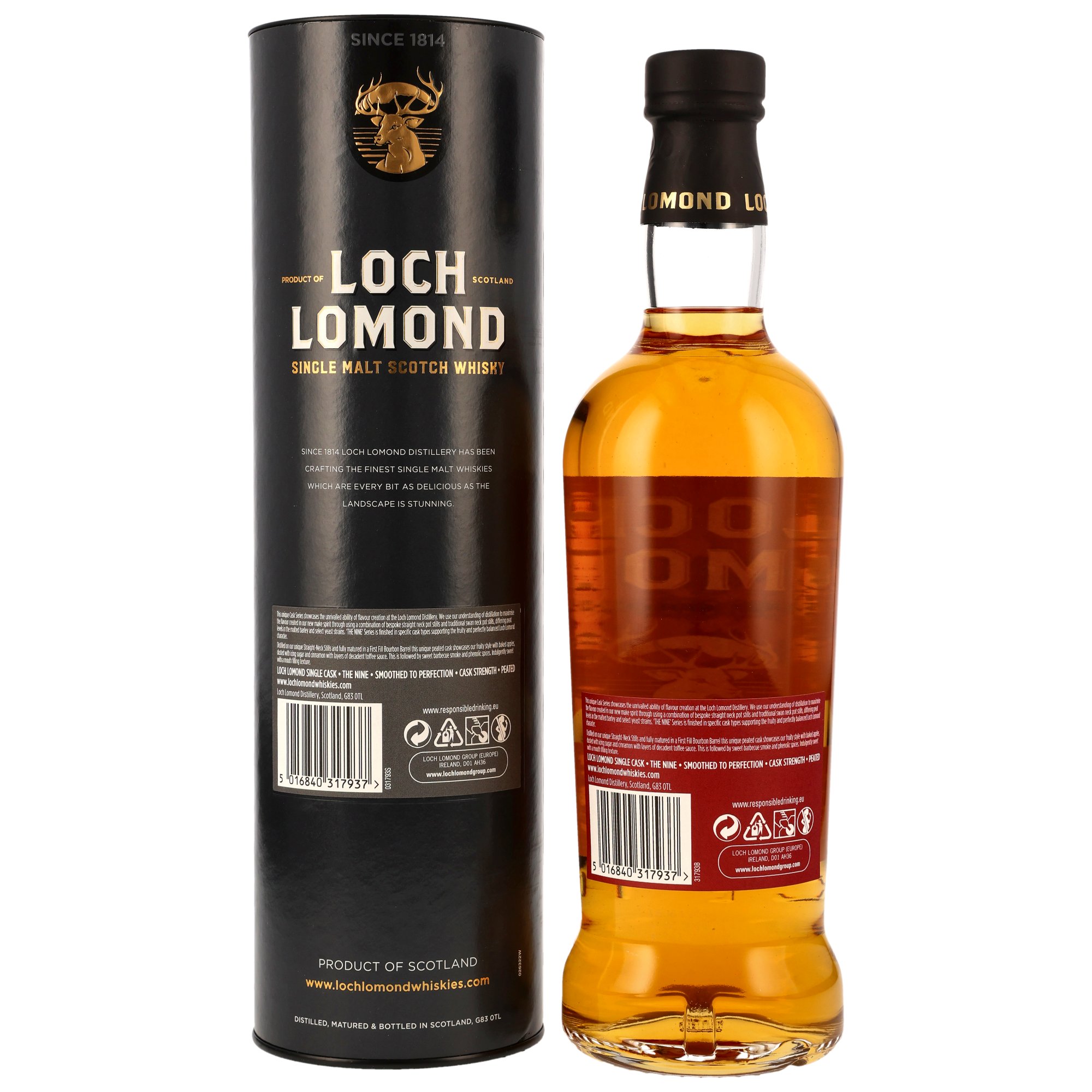 Loch Lomond Single Cask 2017/2025 - 1st Fill Bourbon Barrel #613 - The Nine 2025