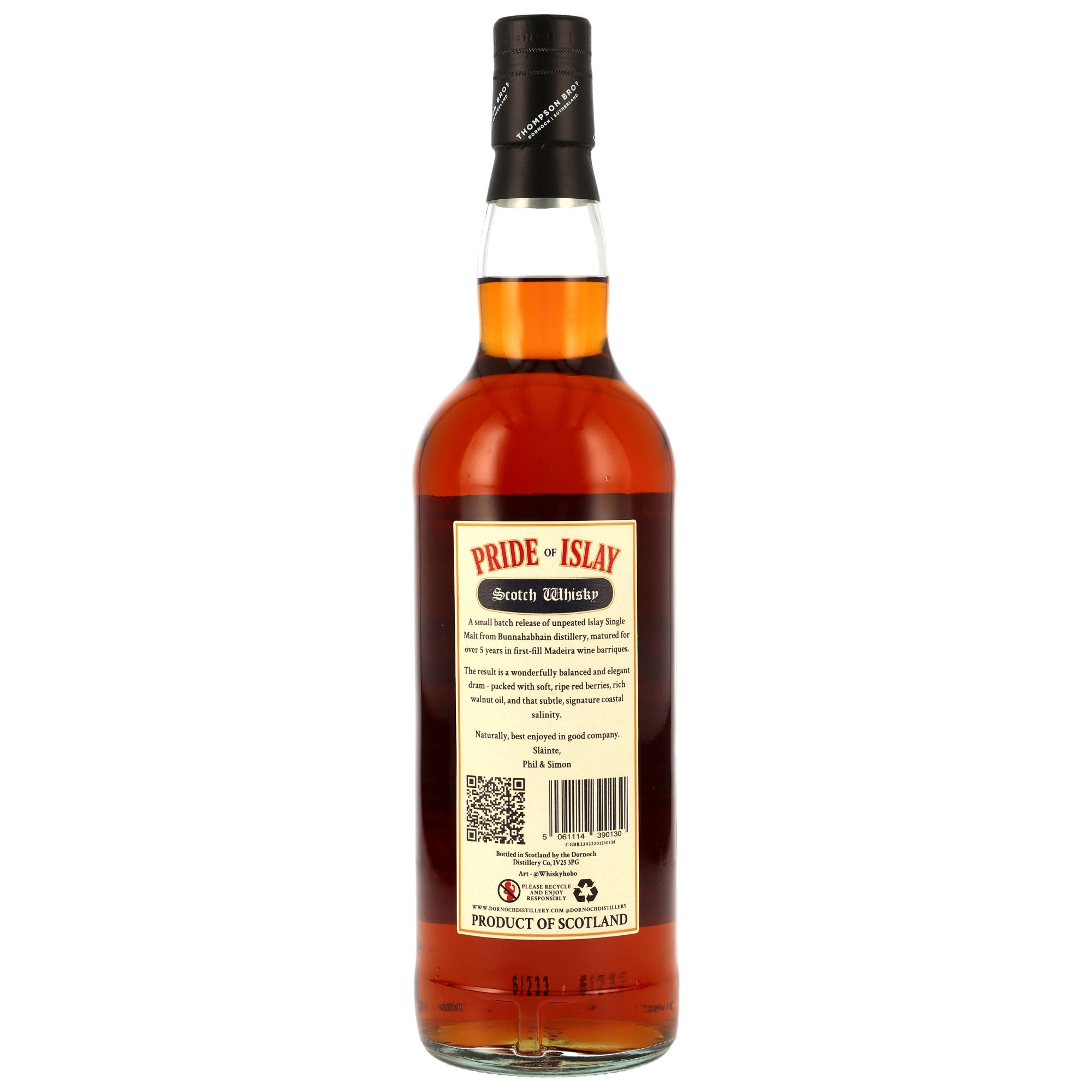Bunnahabhain 12 y.o. Pride of Islay - Madeira Casks - Thompson Bros.