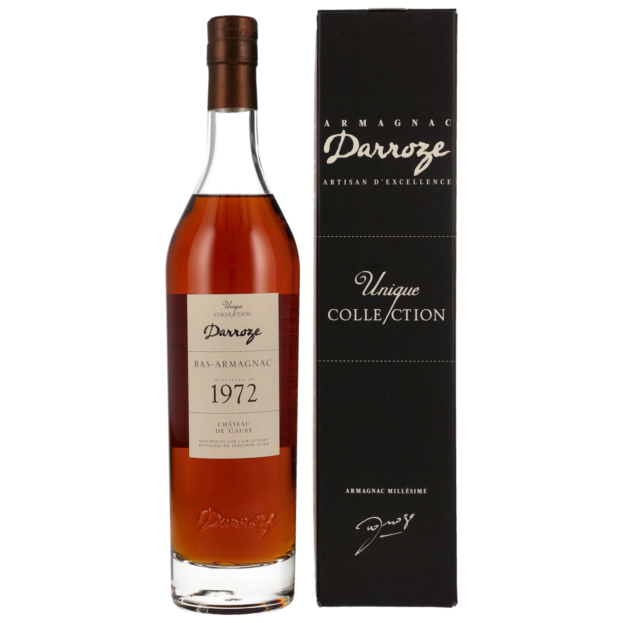 Chateau de Gaube 1972/2024 - 52 y.o. - Armagnac Darroze