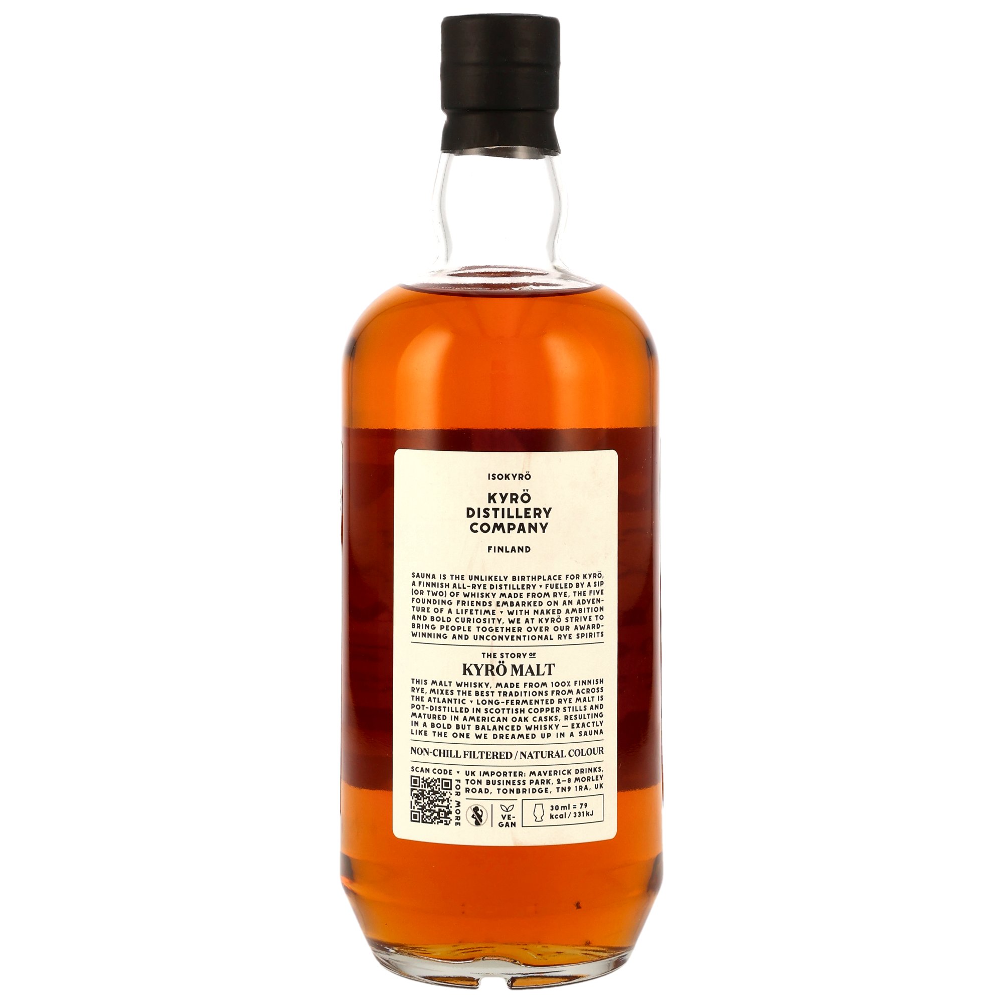 Kyrö Rye Malt Whisky Born in a Sauna  - 700ml