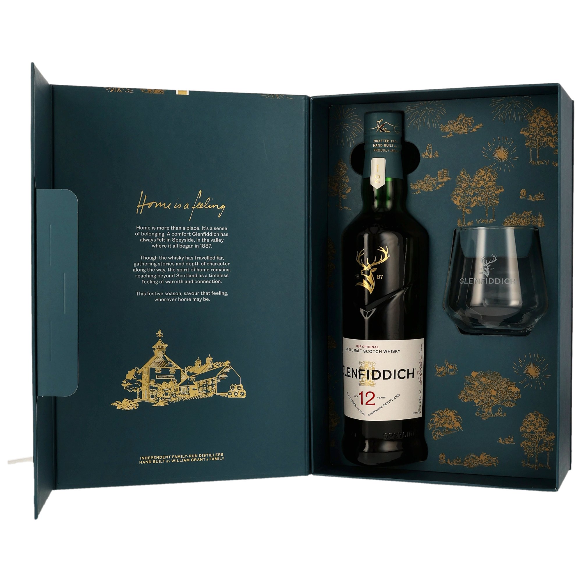 Glenfiddich 12 y.o. Limited Edition Design 2026 mit Tumbler