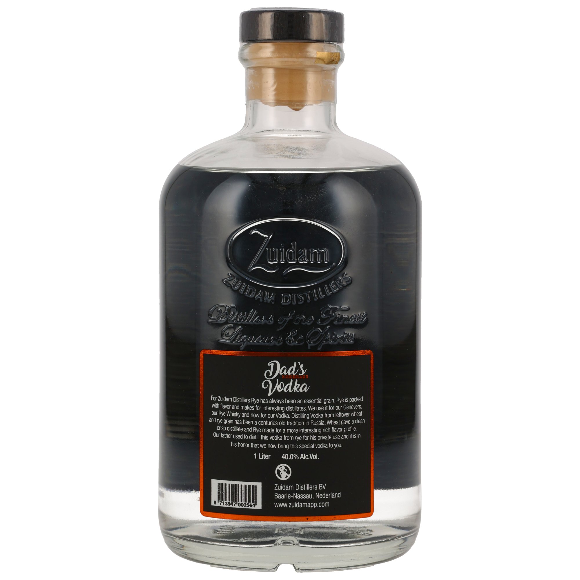 Zuidam Dad's Homemade Vodka - LITER