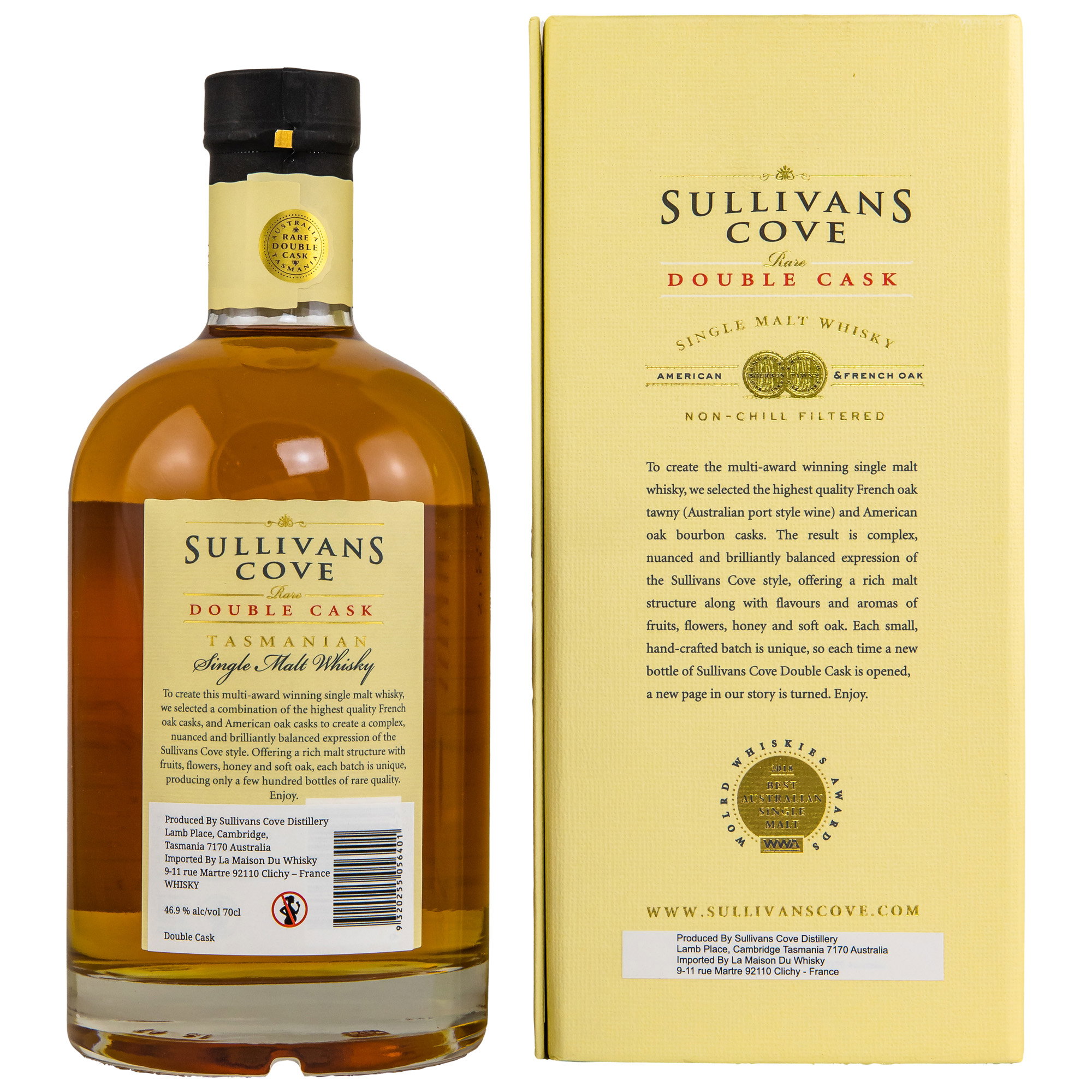Sullivans Cove Double Cask Matured #DC110 - 46,9%