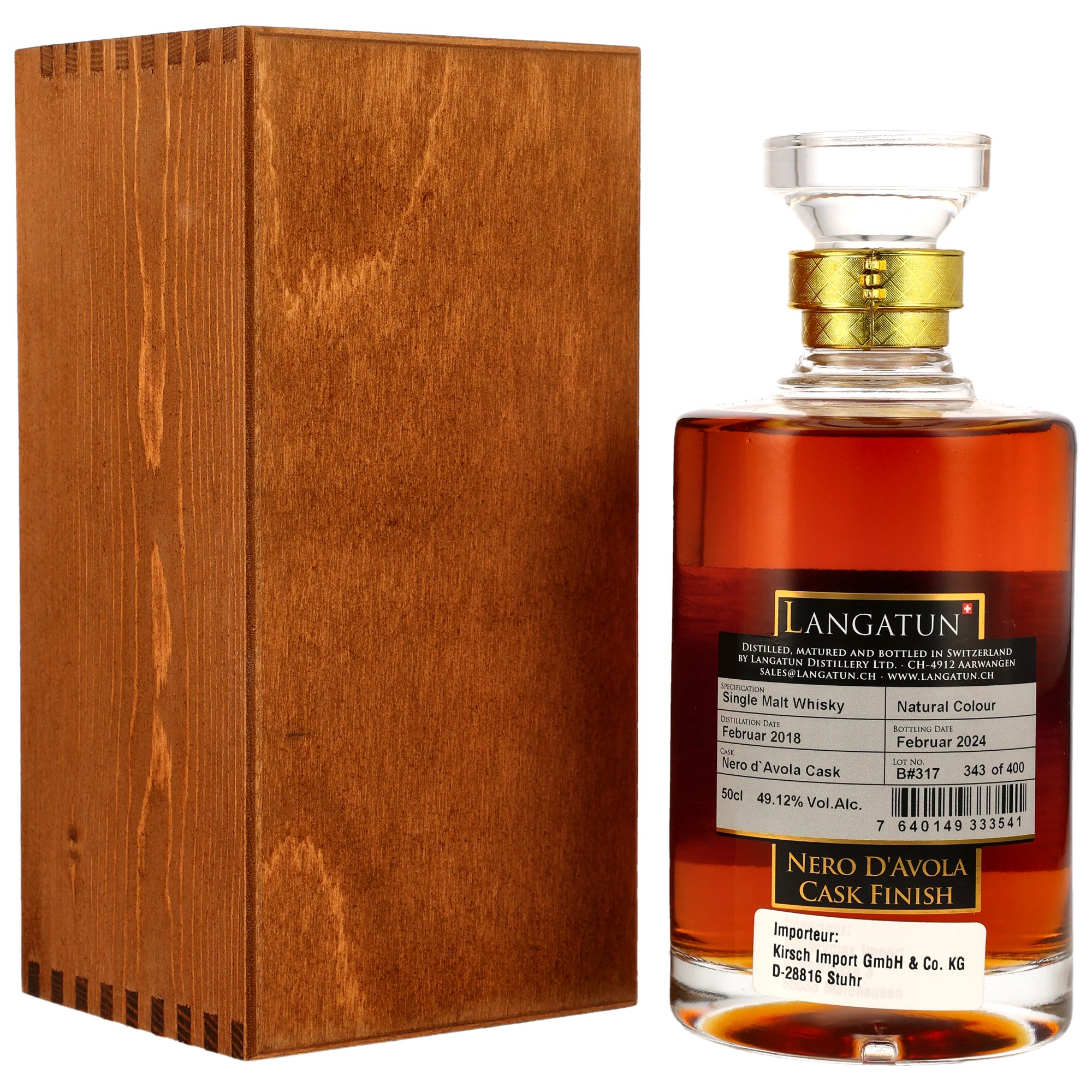 Langatun 2018/2024 - 6 y.o. - Nero d'Avola Cask