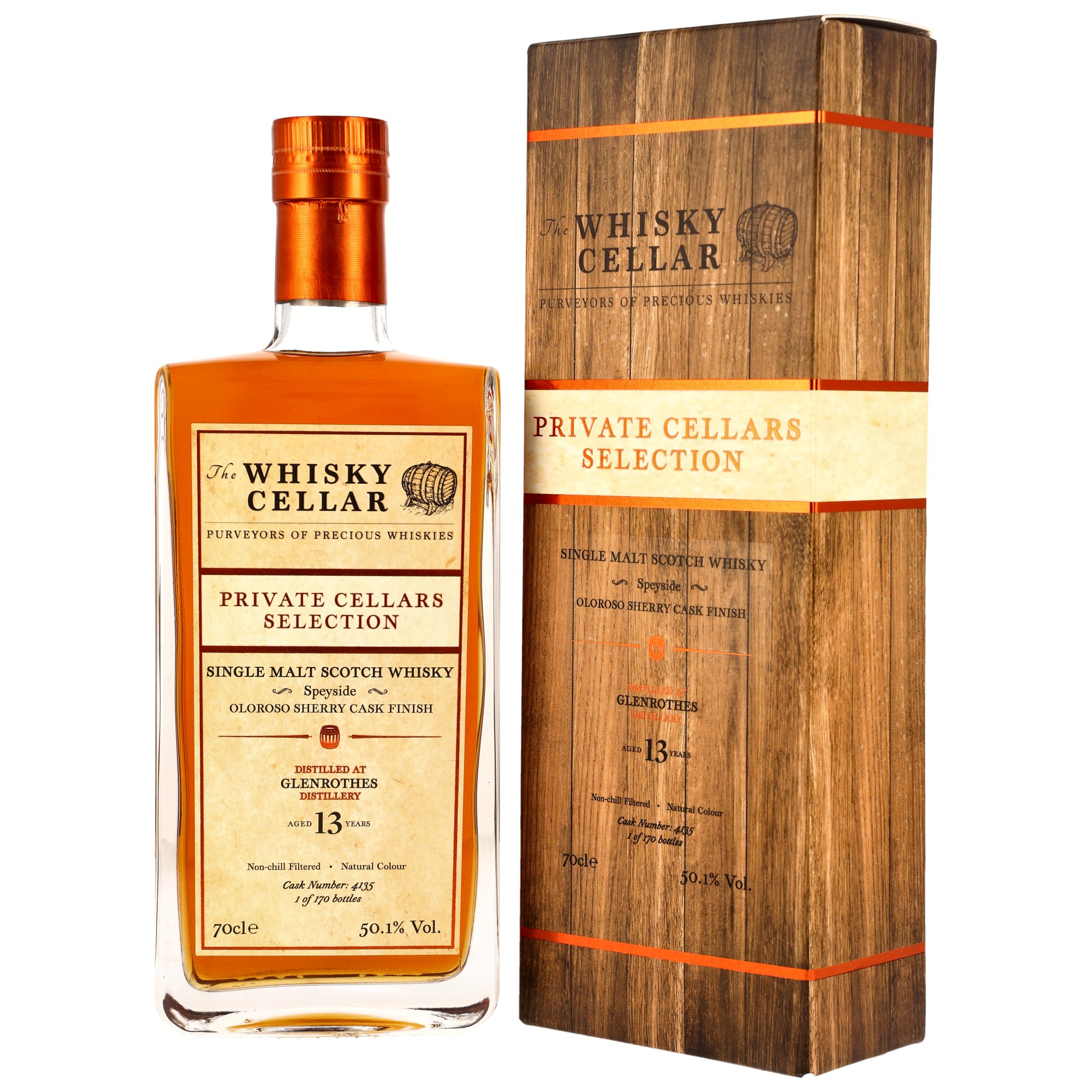 Glenrothes 13 y.o. - Oloroso Sherry Cask Finish #4135 (The Whisky Cellar)