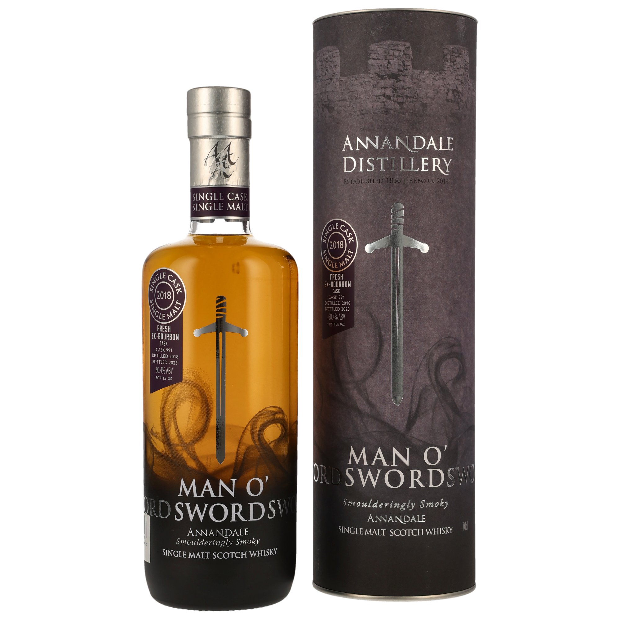 Annandale 2018 Man O' Sword - Bourbon Cask #991