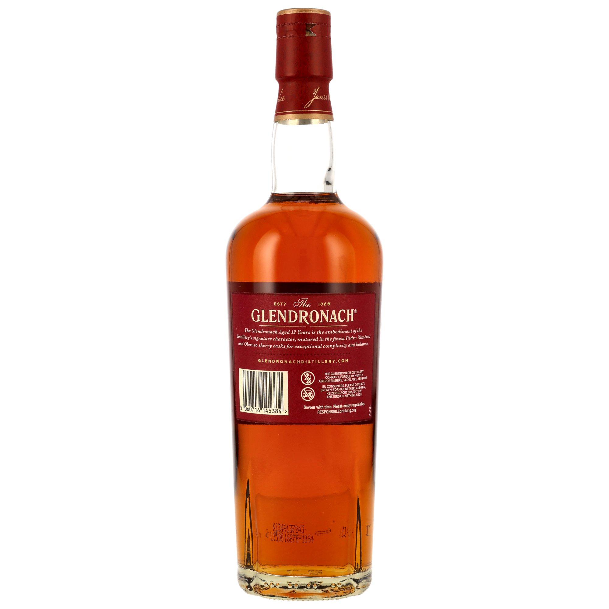 Glendronach 12 y.o. - PX + Oloroso Sherry Casks -  ohne GP