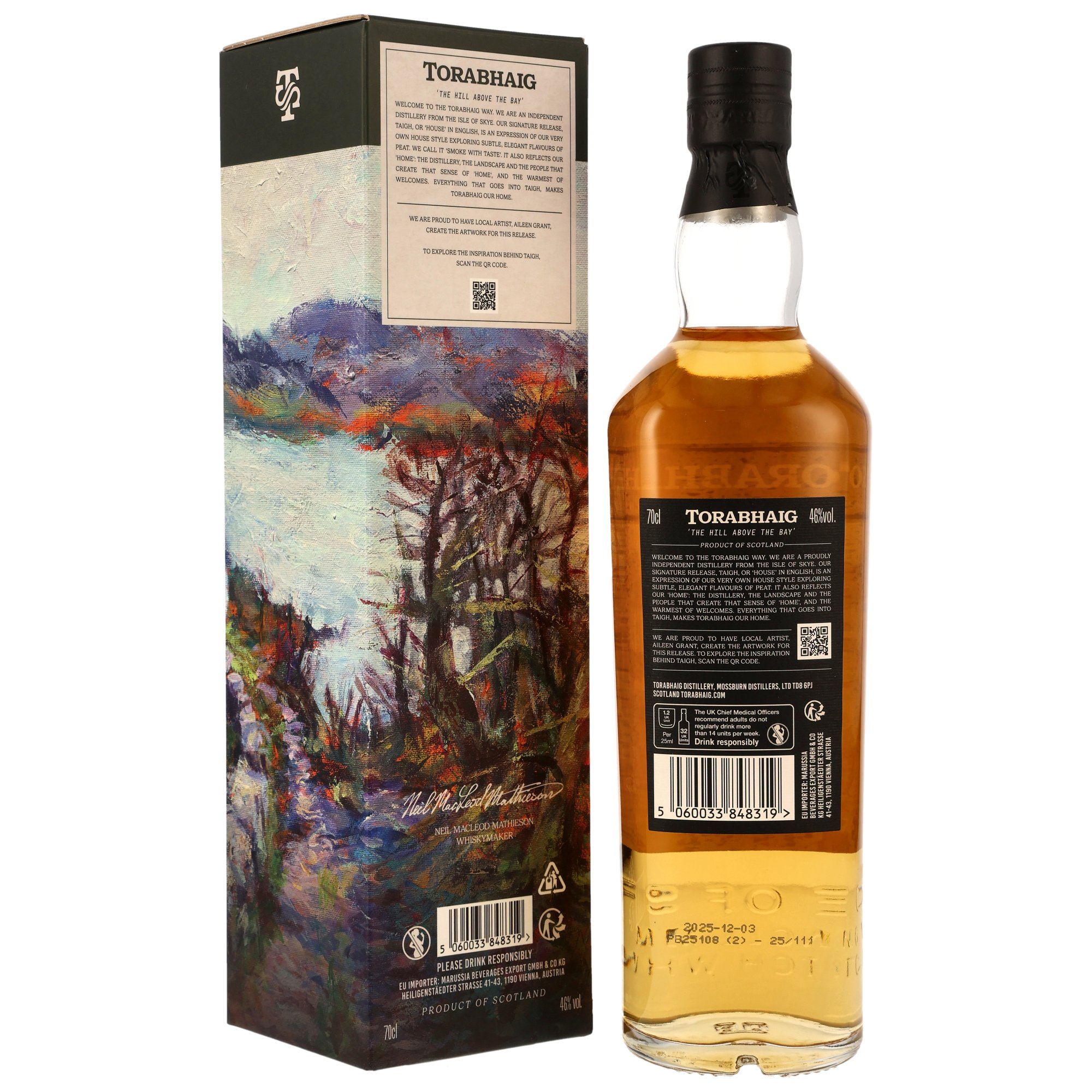 Torabhaig Taigh - Bourbon, Refill Bourbon & Madeira Casks