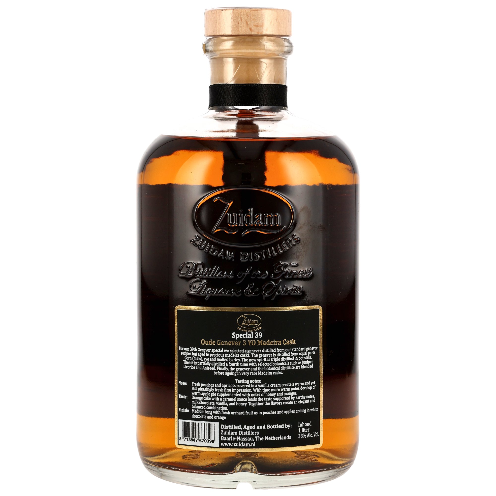 Zuidam Oude Genever 2021/2025 - 3 y.o. - Madeira Cask - LITER