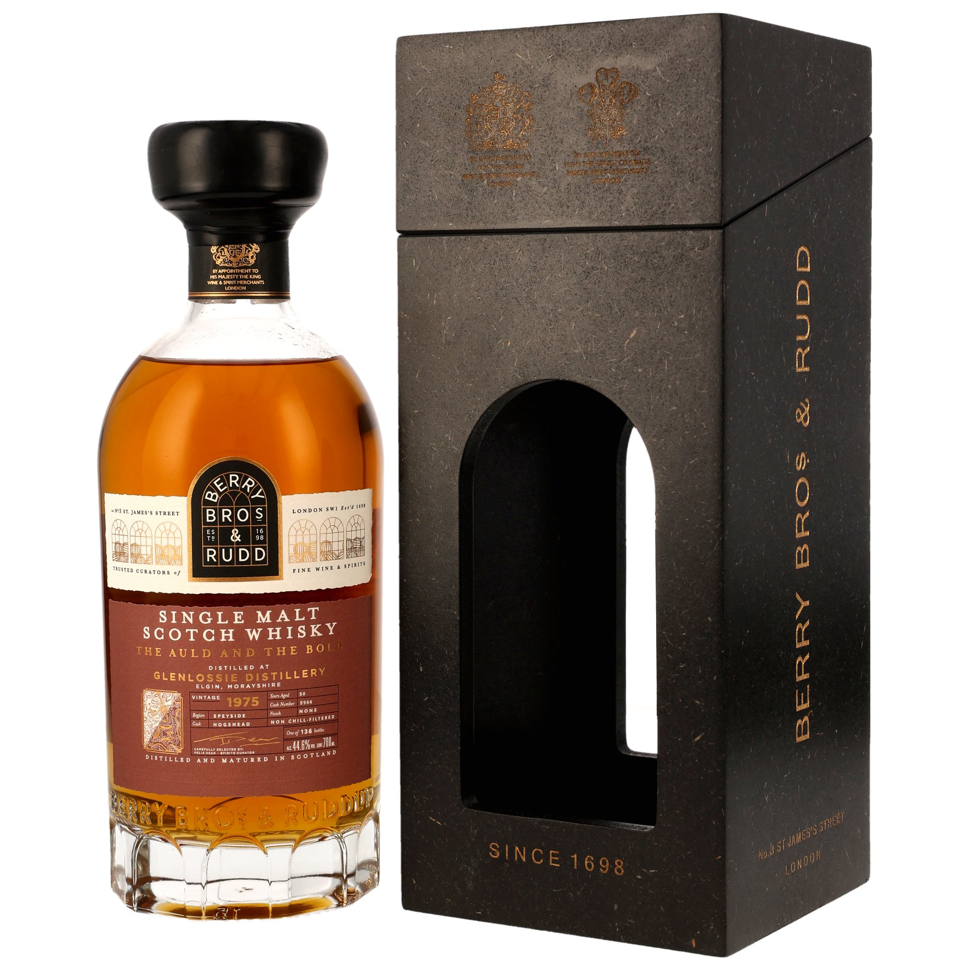 Glenlossie 1975 - 50 y.o. - Hogshead #5966 The Auld & The Bold (Berry Bros & Rudd)