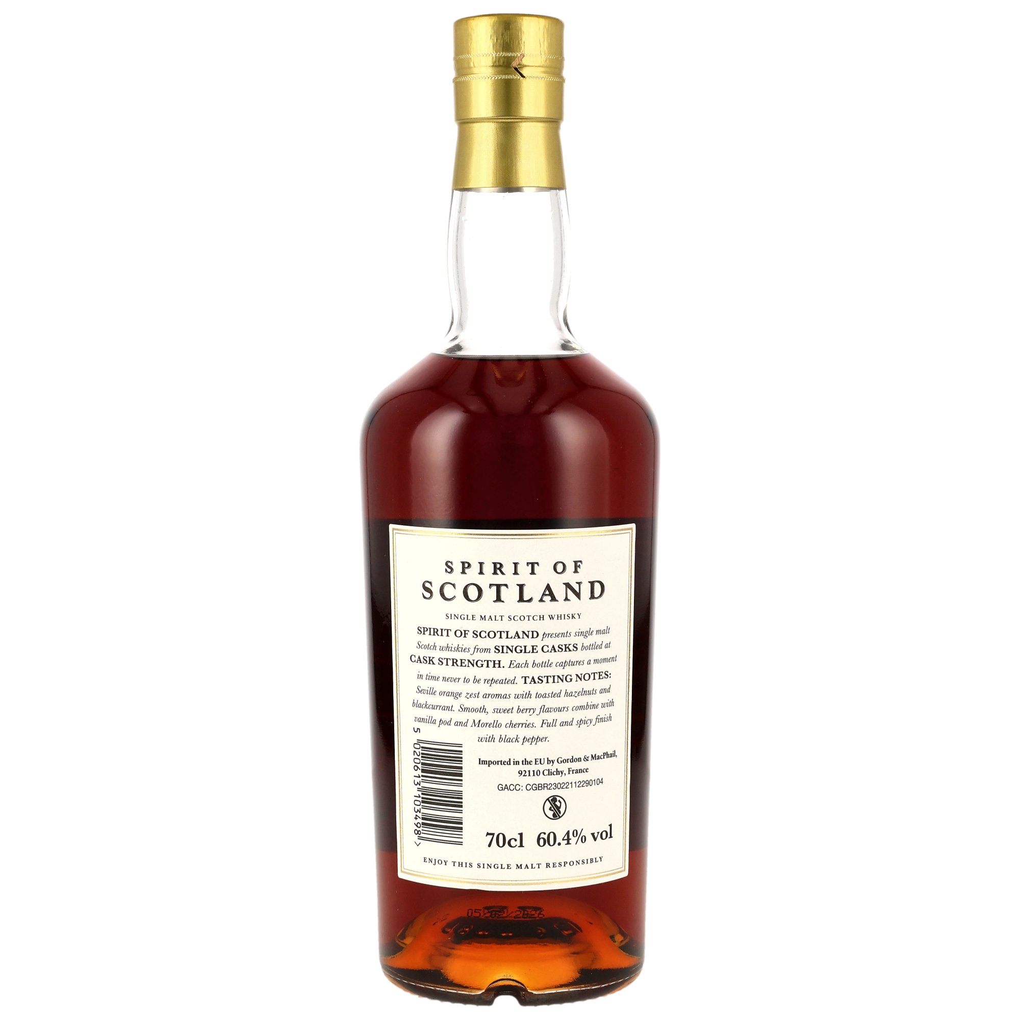 Glen Moray 2013/2026 - 12 y.o. - 1st Fill Sherry Hogshead #2848 - G&M Spirit of Scotland