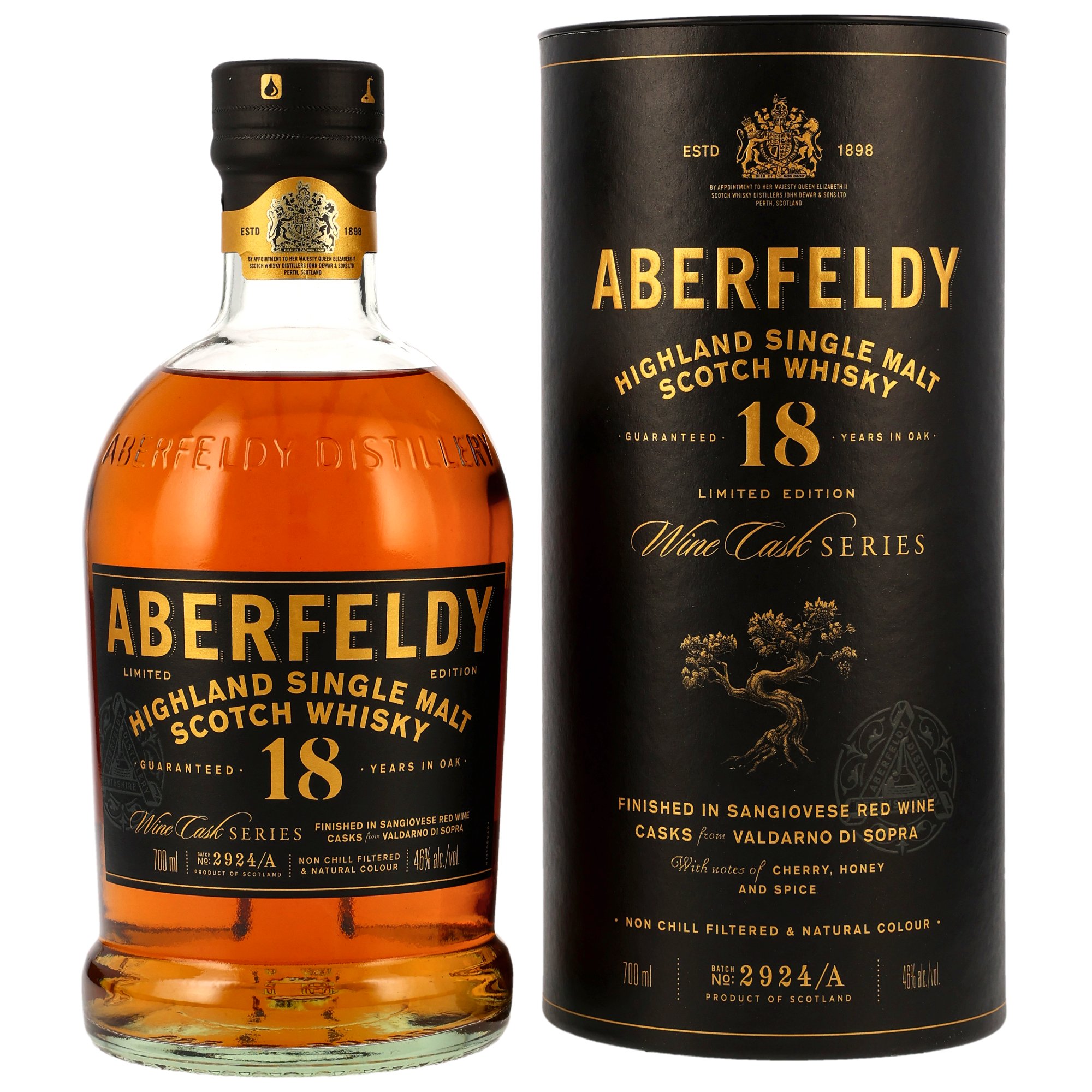 Aberfeldy 18 y.o. Sangiovese Wine Casks Finish - Limited Edition