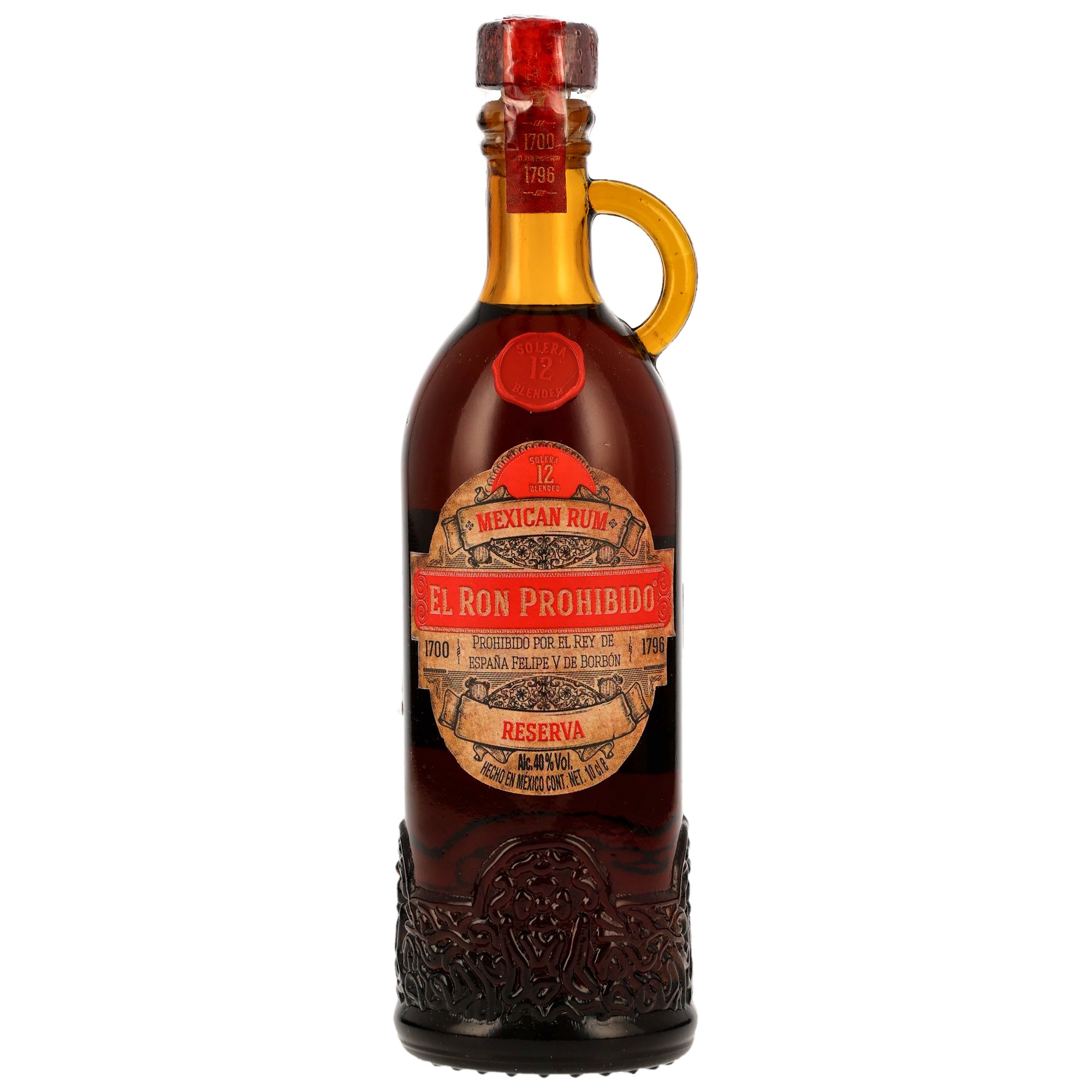 El Ron Prohibido / Solera 12 Blended Rum - Mini 100 ml - neue Ausstattung