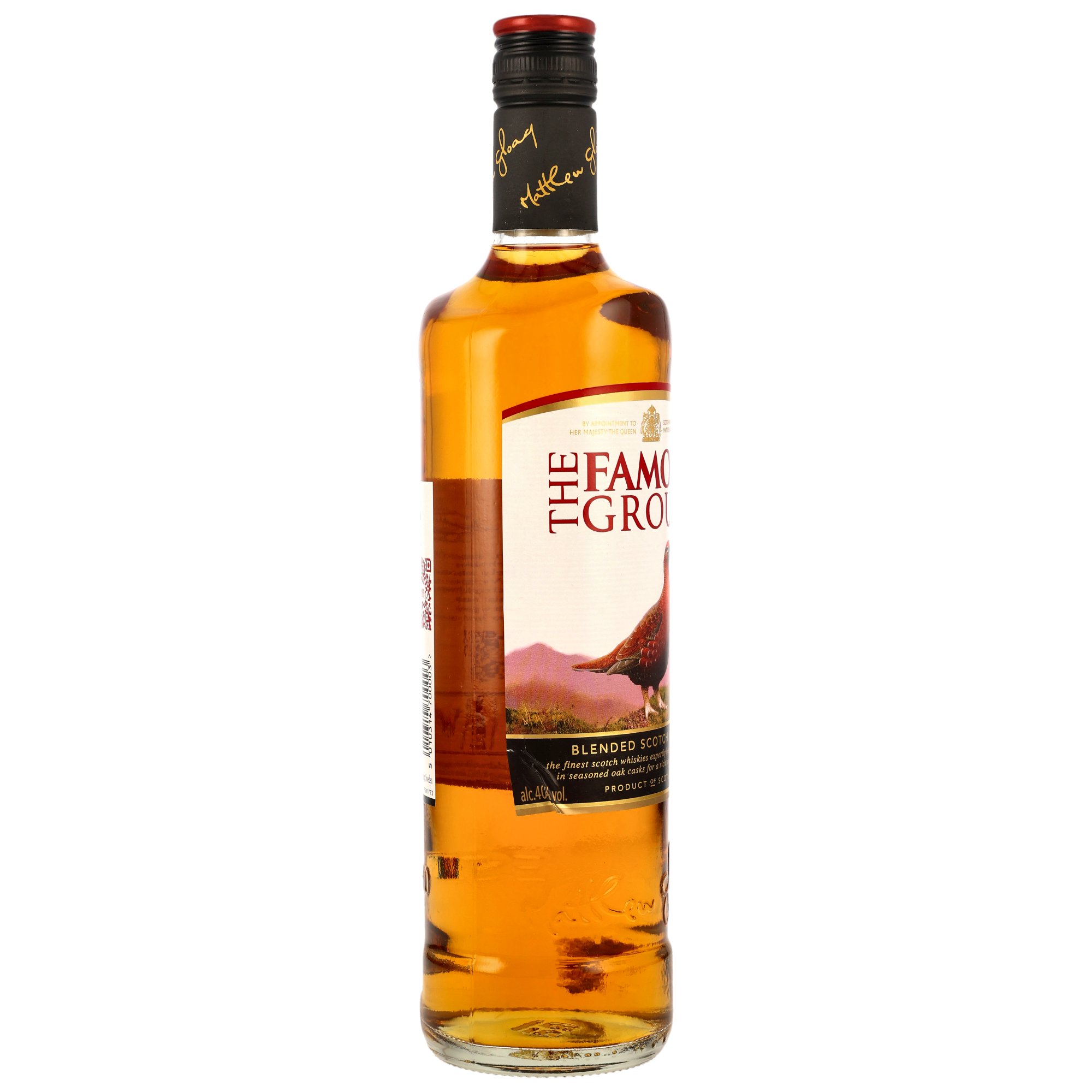 Famous Grouse - Etikett mit Mängeln