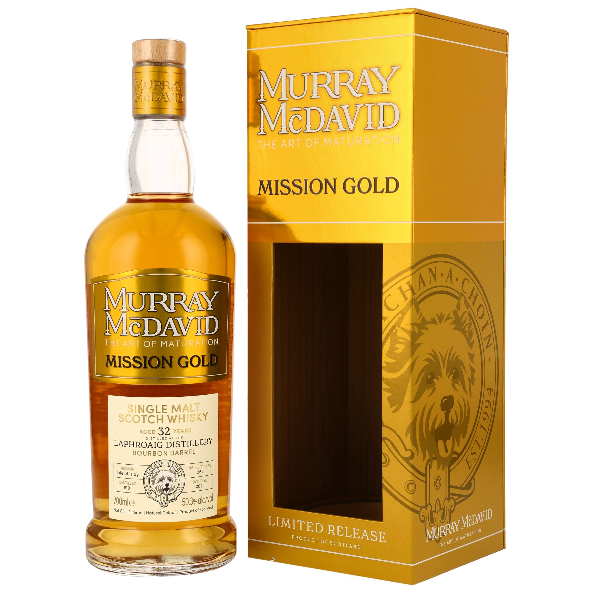 Laphroaig 1991/2024 - 32 y.o. - Bourbon Barrel #2410092 - Murray McDavid