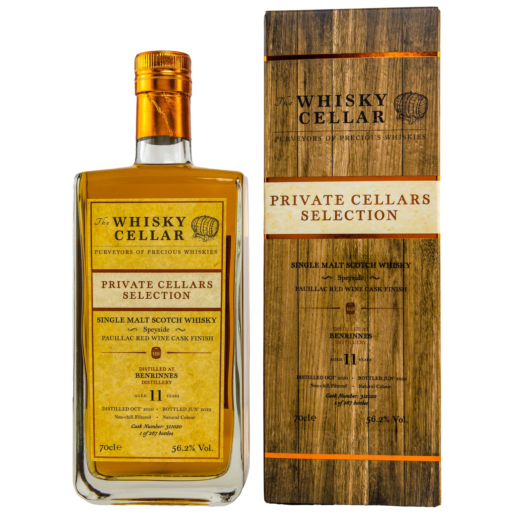 Benrinnes 2010/2022 - 11 y.o. - #311020 - (The Whisky Cellar)