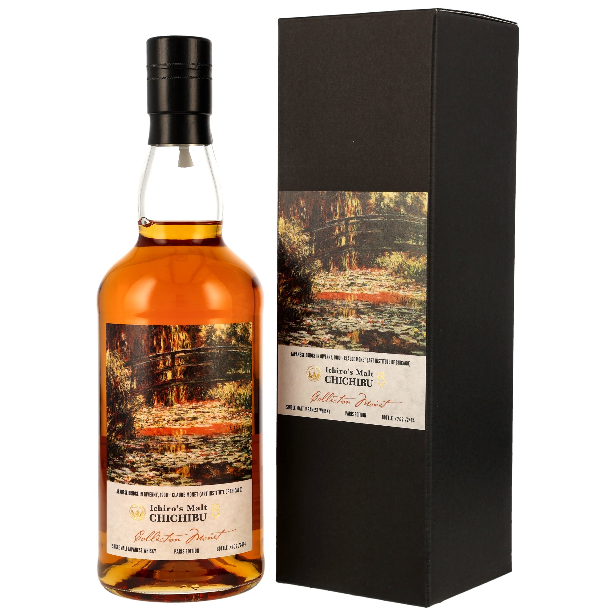 Chichibu Single Malt Japanese Whisky - Paris Edition 2026 Collection Monet Orange