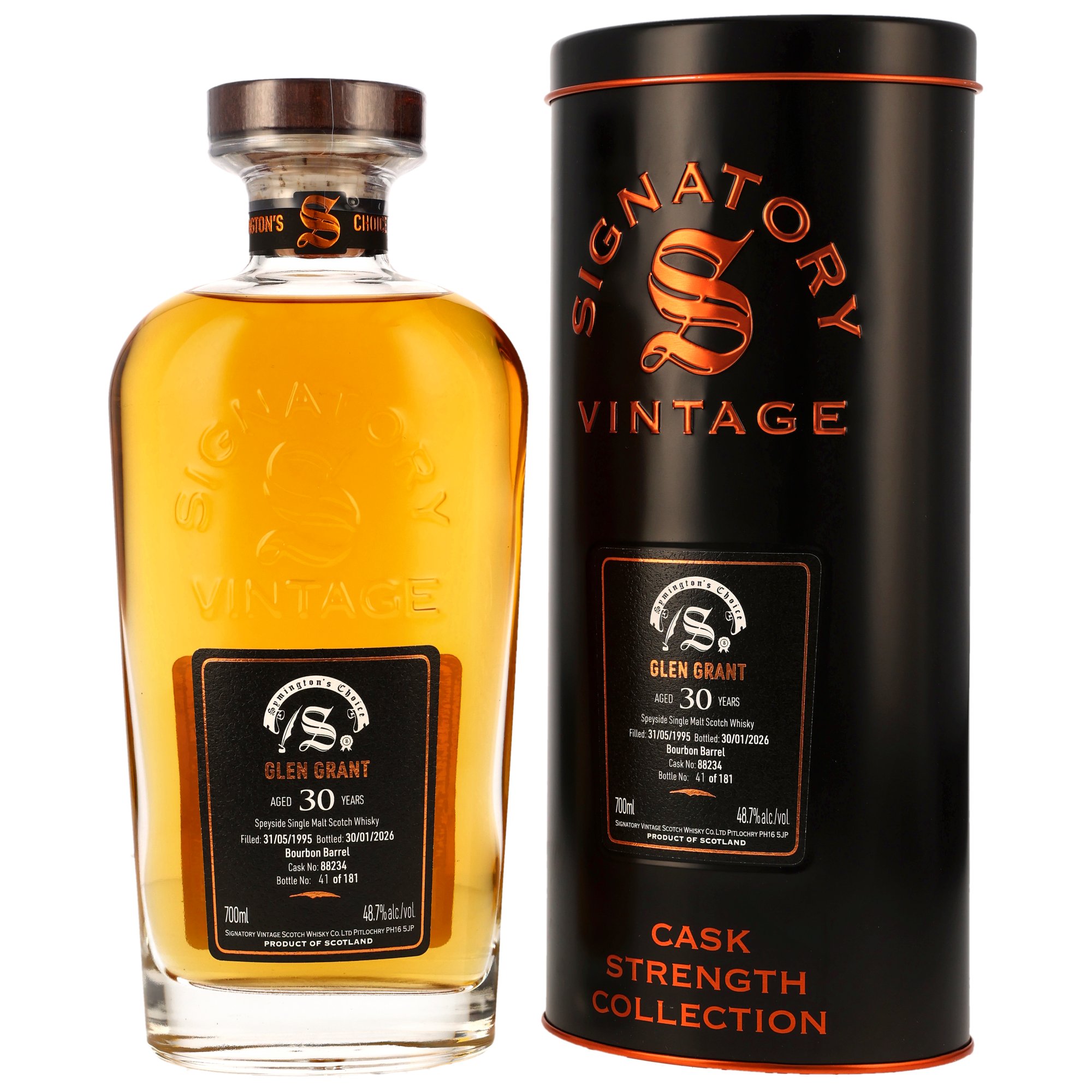 Glen Grant 1995/2026 - 30 y.o. - Bourbon Barrel #88234 - Sig Symingtons Choice