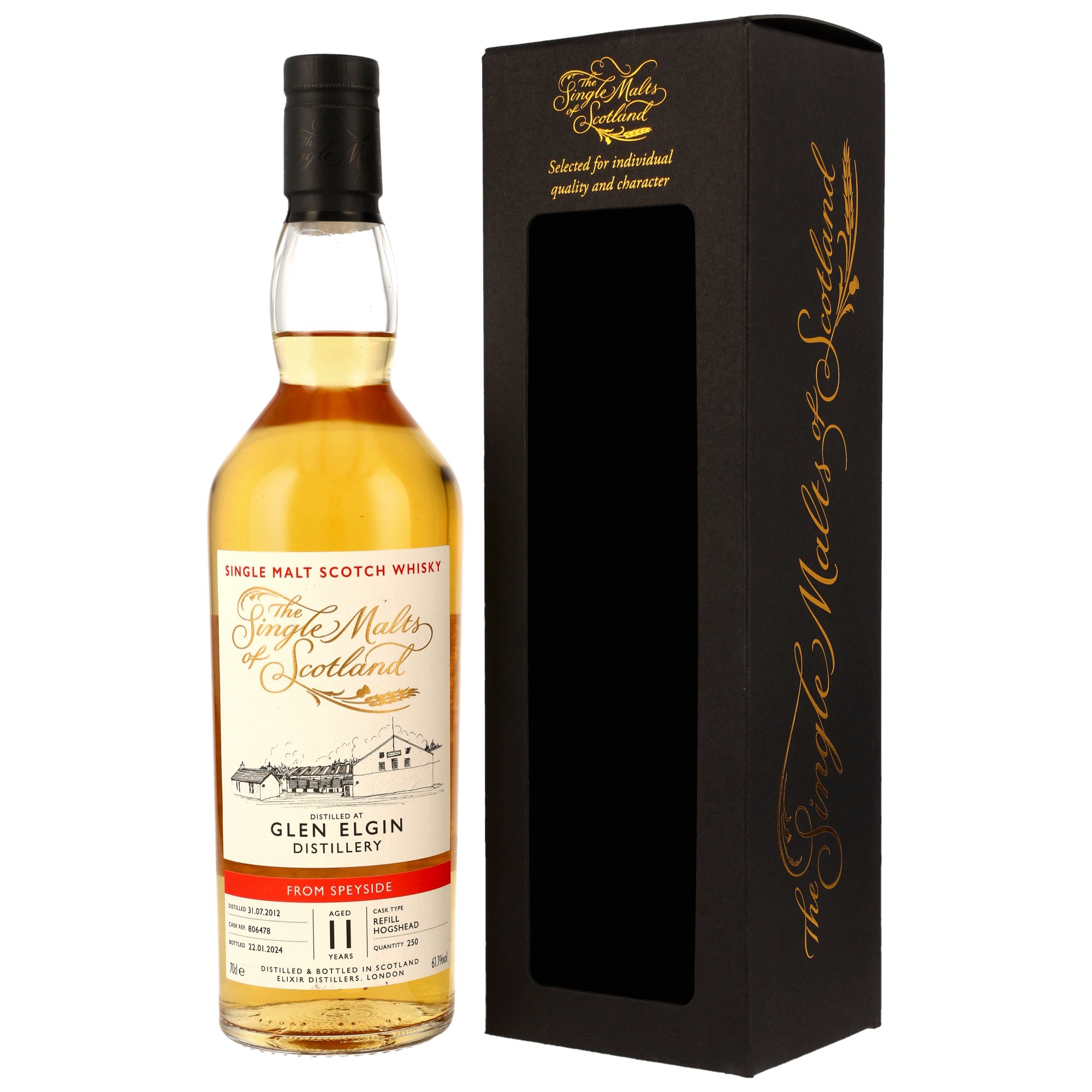 Glen Elgin 2012/2024 - 11 y.o. -  Refill Hogshead #806478 (SMoS)