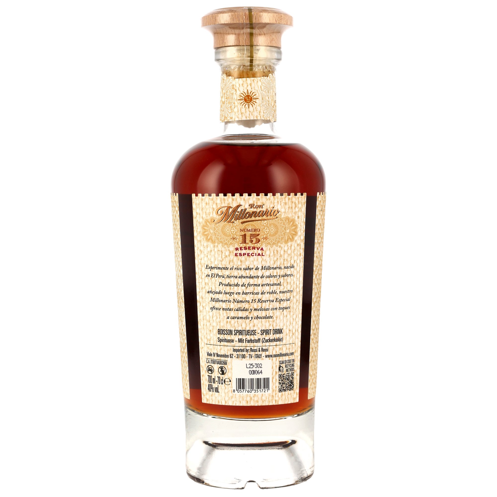 Ron Millonario Numero15 Reserva Especial