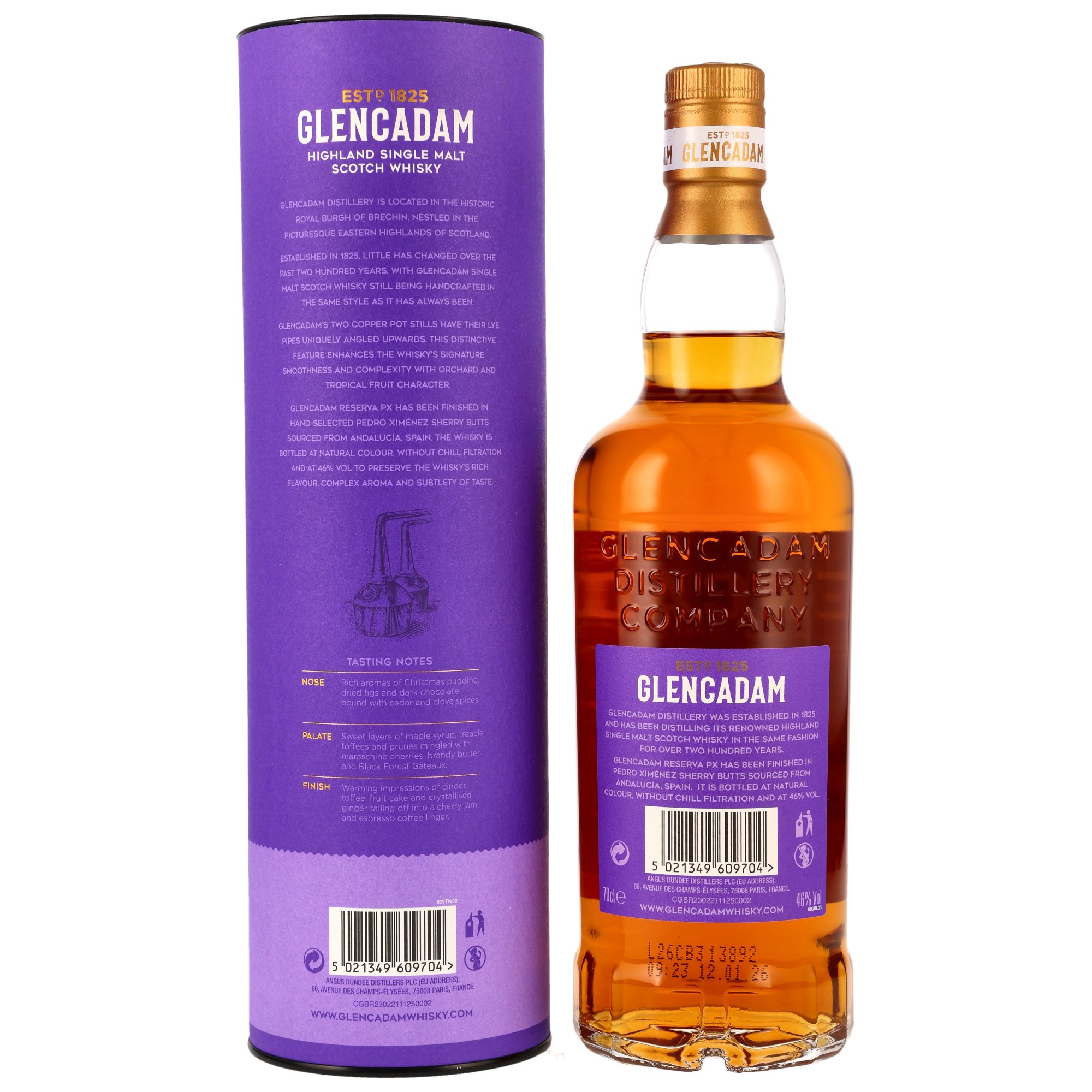 Glencadam Reserva PX - Sherry Cask Finish - Neue Ausstattung 2026