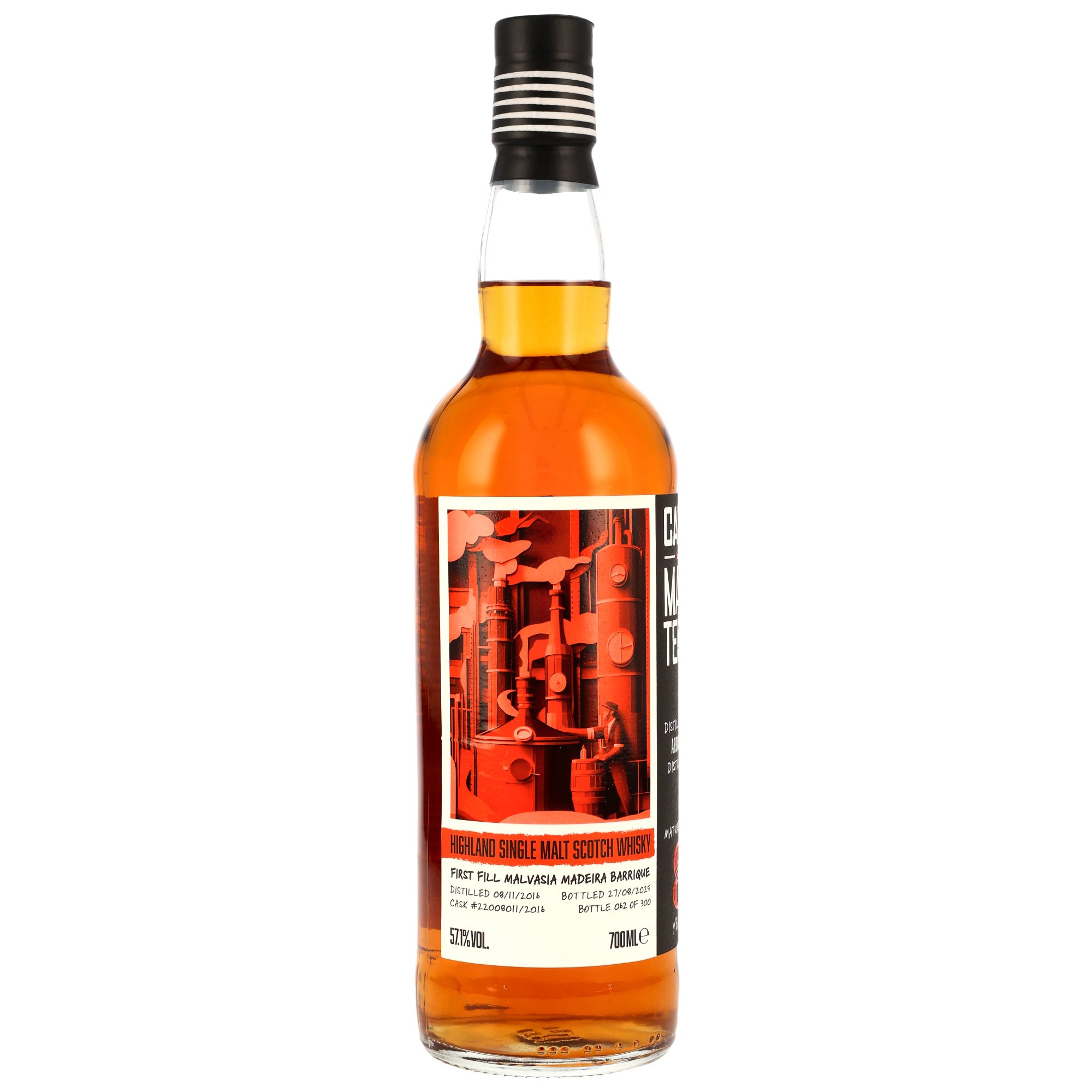 Ardmore 2016/2025 - 8 y.o. - 1st Fill Malvasia Madeira Cask #22008011/2016 - Cask Masters - Brave New Spirits