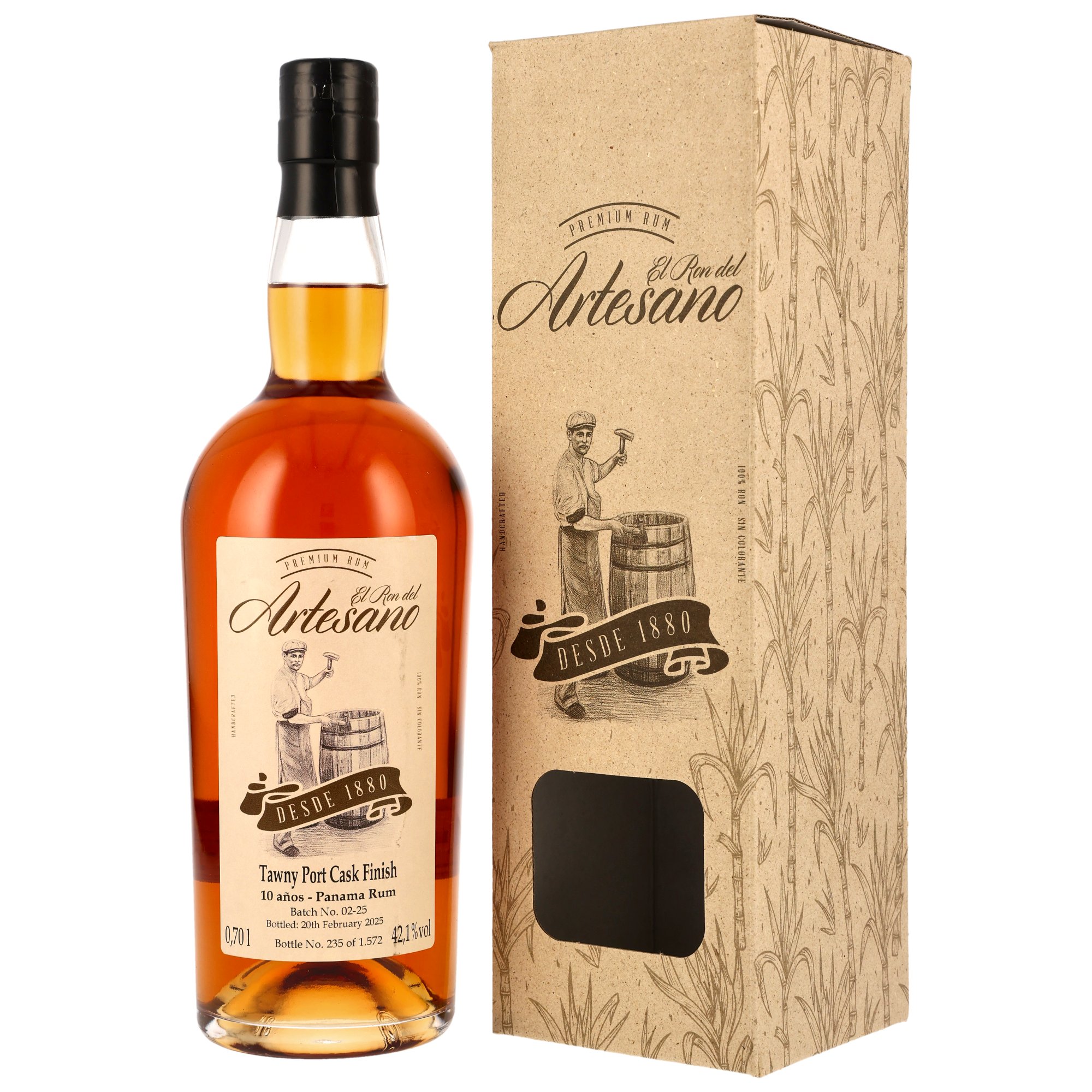 Ron Artesano Rum 10 y.o. Tawny Port Cask Finish