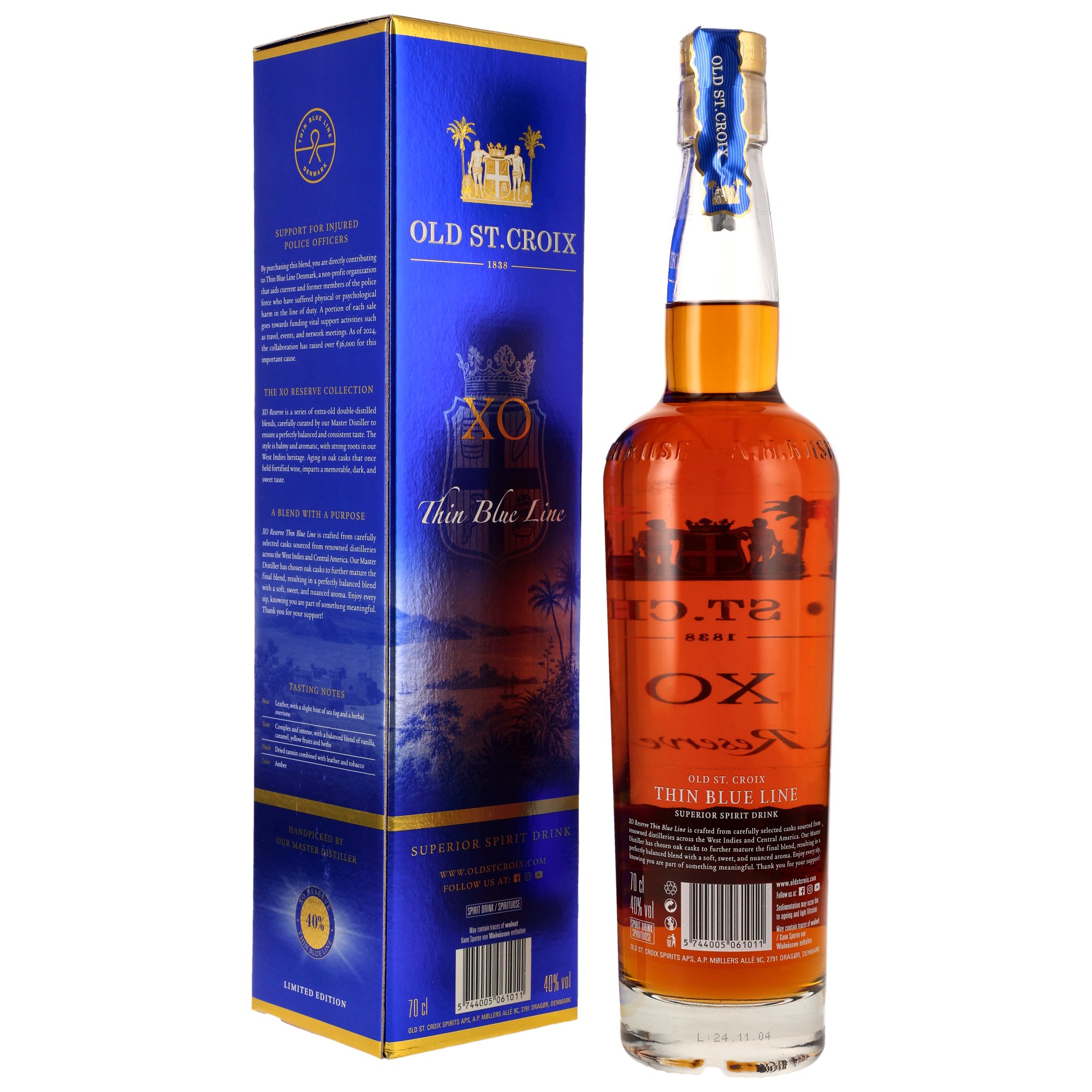 Old St. Croix (Riise) The Thin Blue Line XO Reserve
