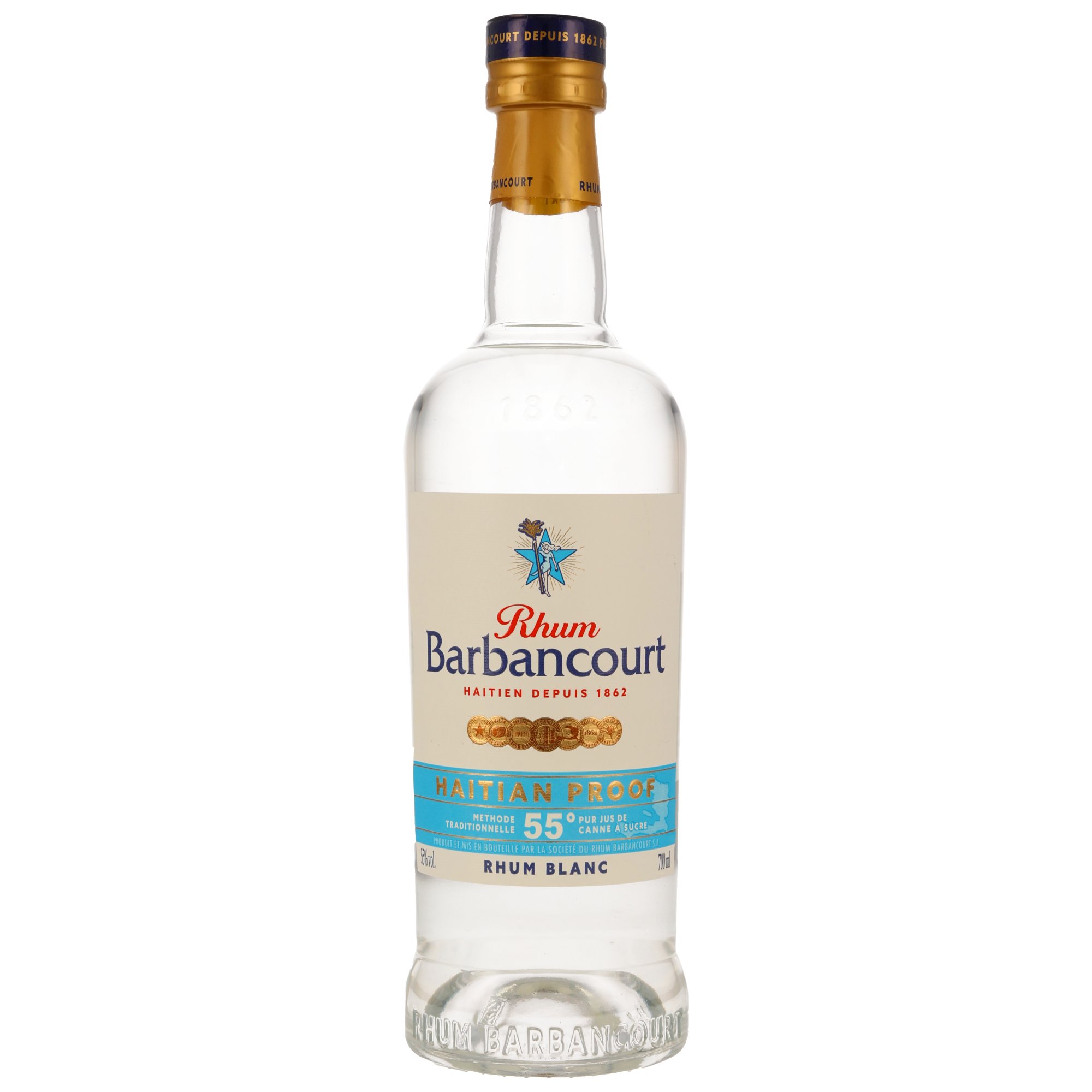 Barbancourt Rhum Blanc Haitian Proof 55°