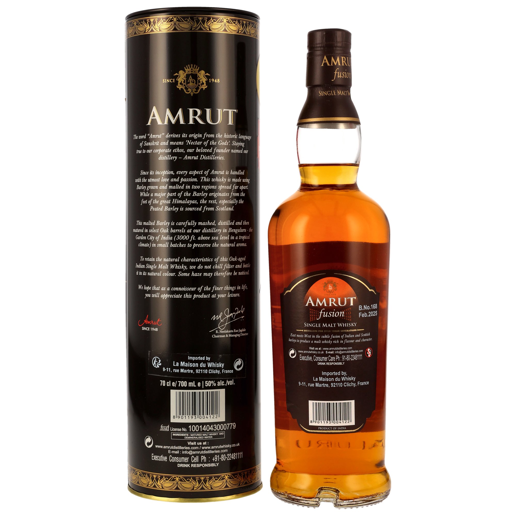 Amrut Fusion - Indian Single Malt Whisky