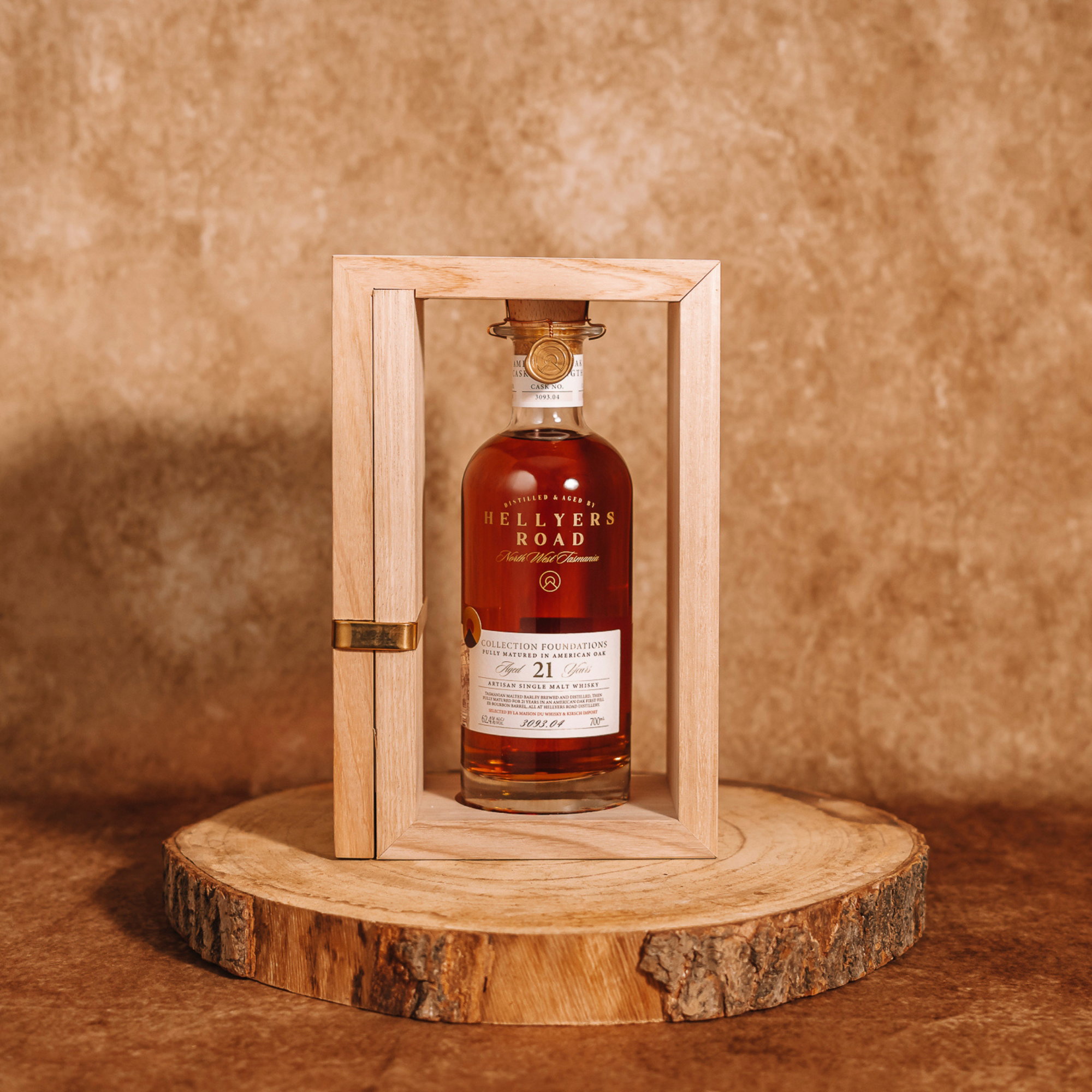 Hellyers Road - 21 y.o. - American Oak Bourbon Barrel #3093.04 - Collection Foundations