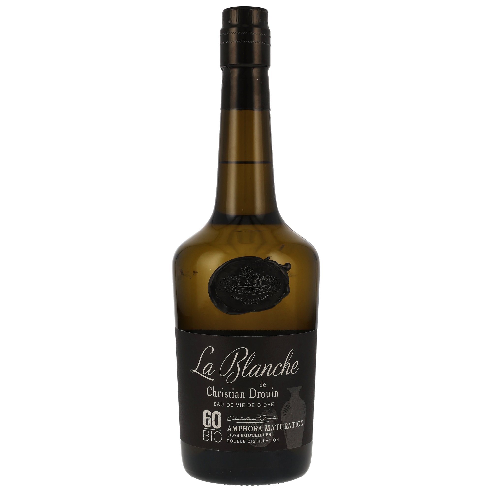 Christian Drouin La Blanche Amphora 60 BIO Eau de vie de cidre