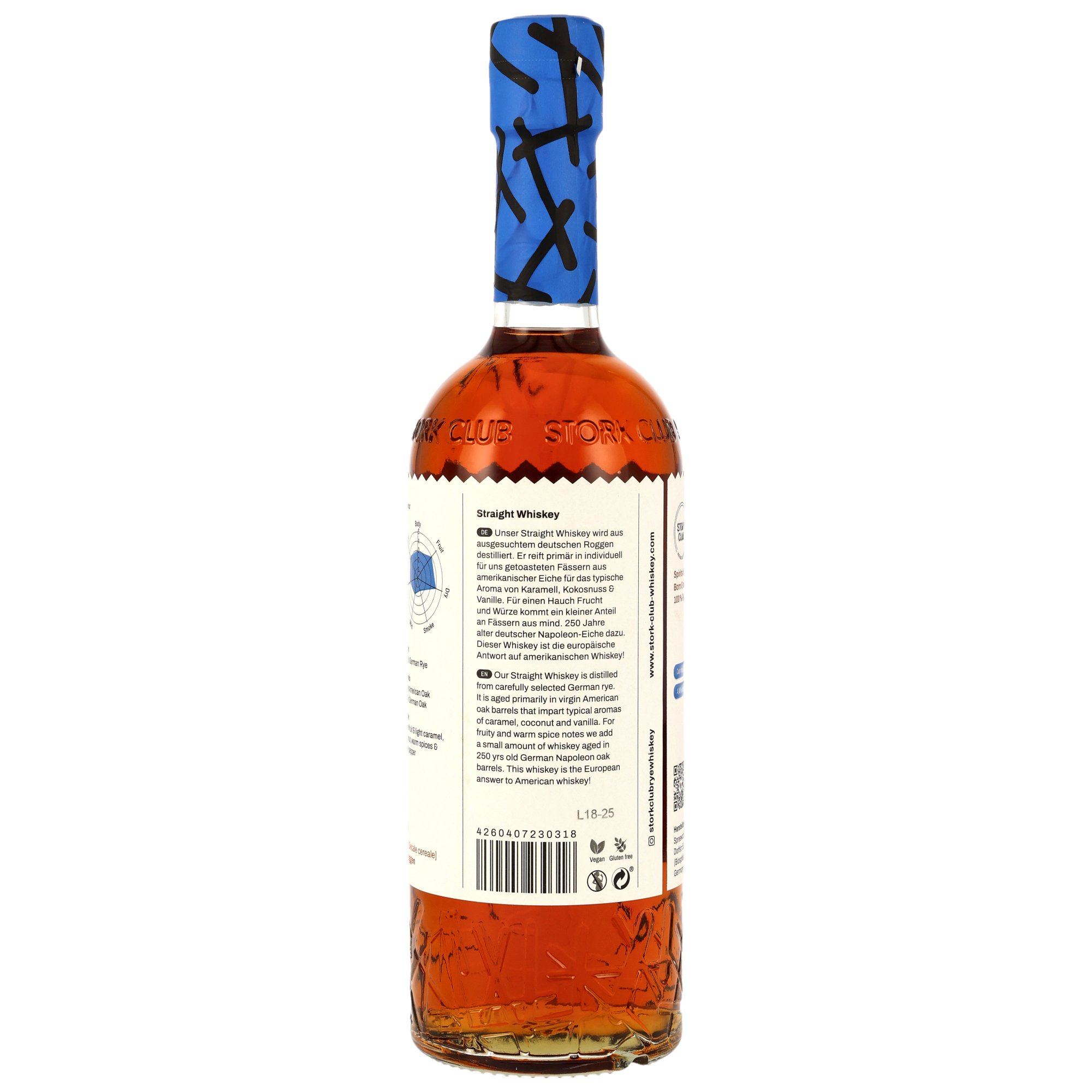 Stork Club Straight Whiskey - 100 % Rye