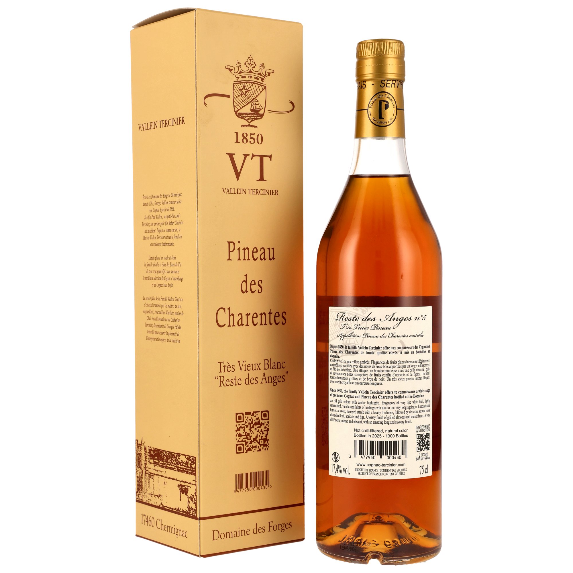 Vallein Tercinier Pineau des Charentes "Reste des Anges" 17,4%