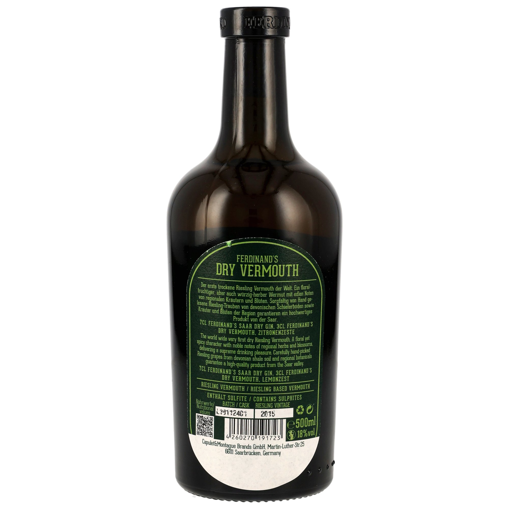 Ferdinands Dry Riesling Vermouth
