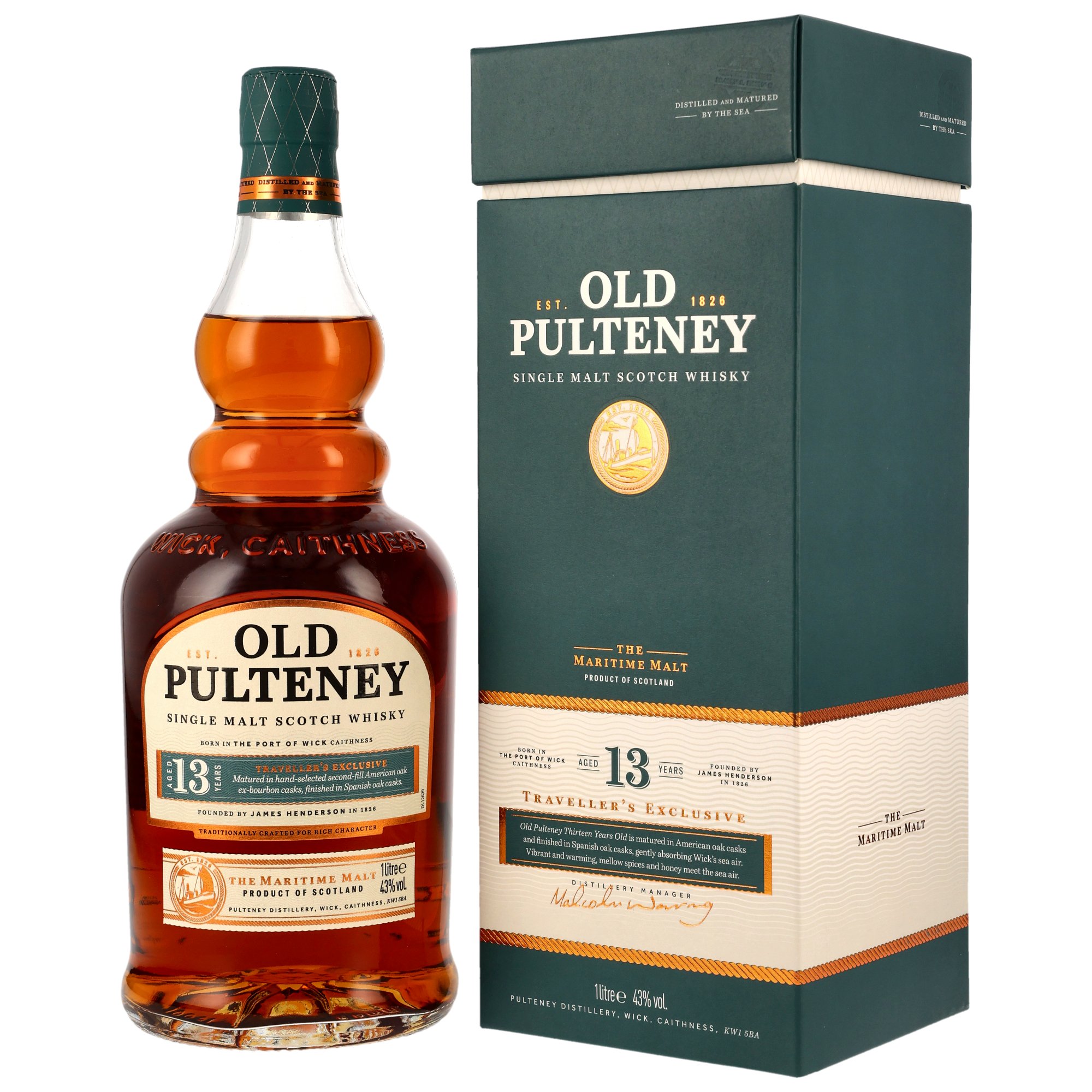 Old Pulteney 13 y.o. LITER