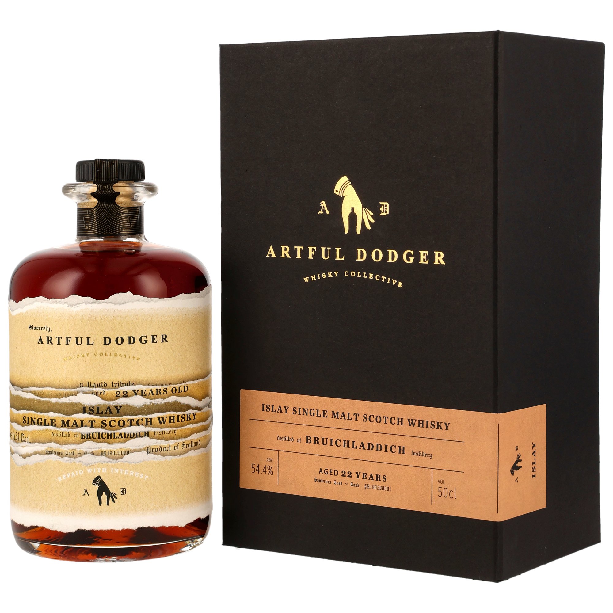 Bruichladdich 2001/2024 - 22 y.o. -Sauternes Cask #R190200001 - Artful Dodger