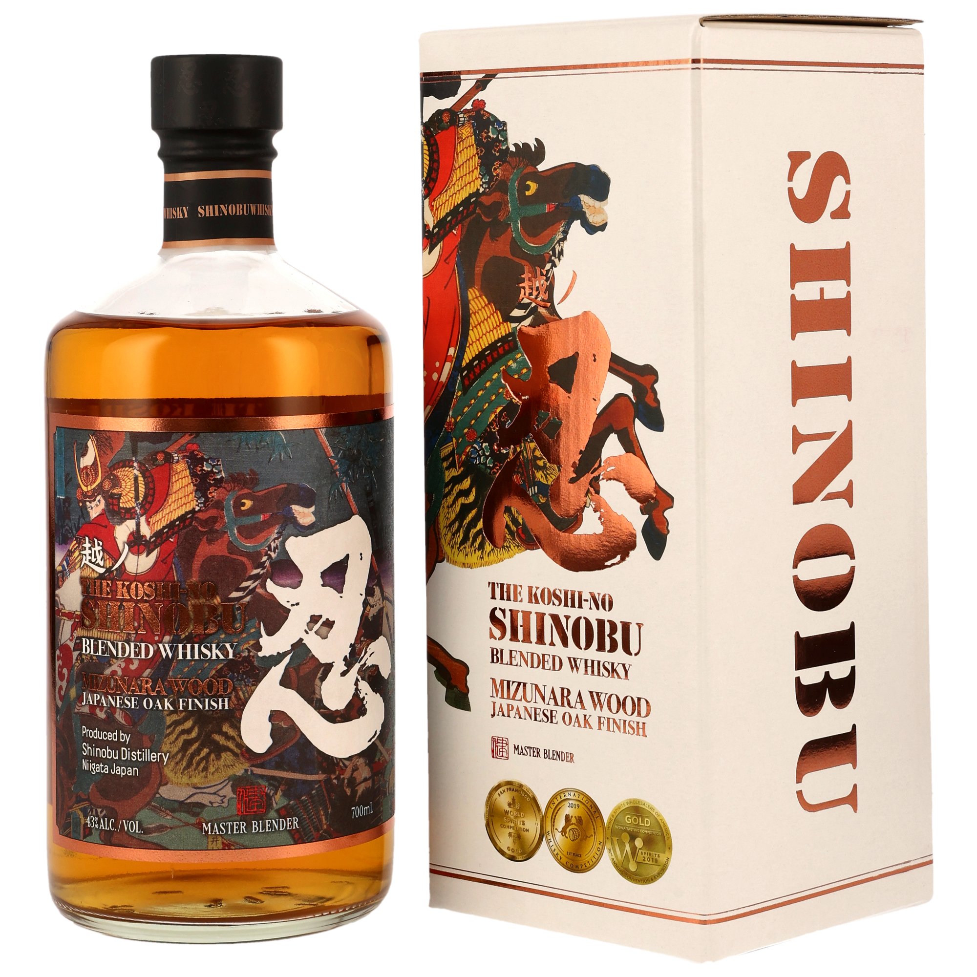Shinobu Blended Whisky - Mizunara Wood Finish