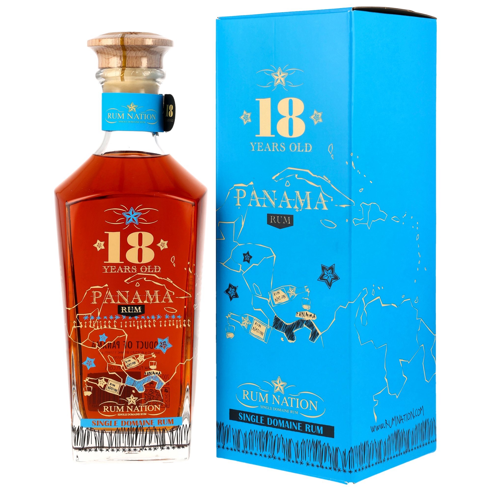 Panama 18 y.o. Decanter - Rum Nation - neue Ausstattung