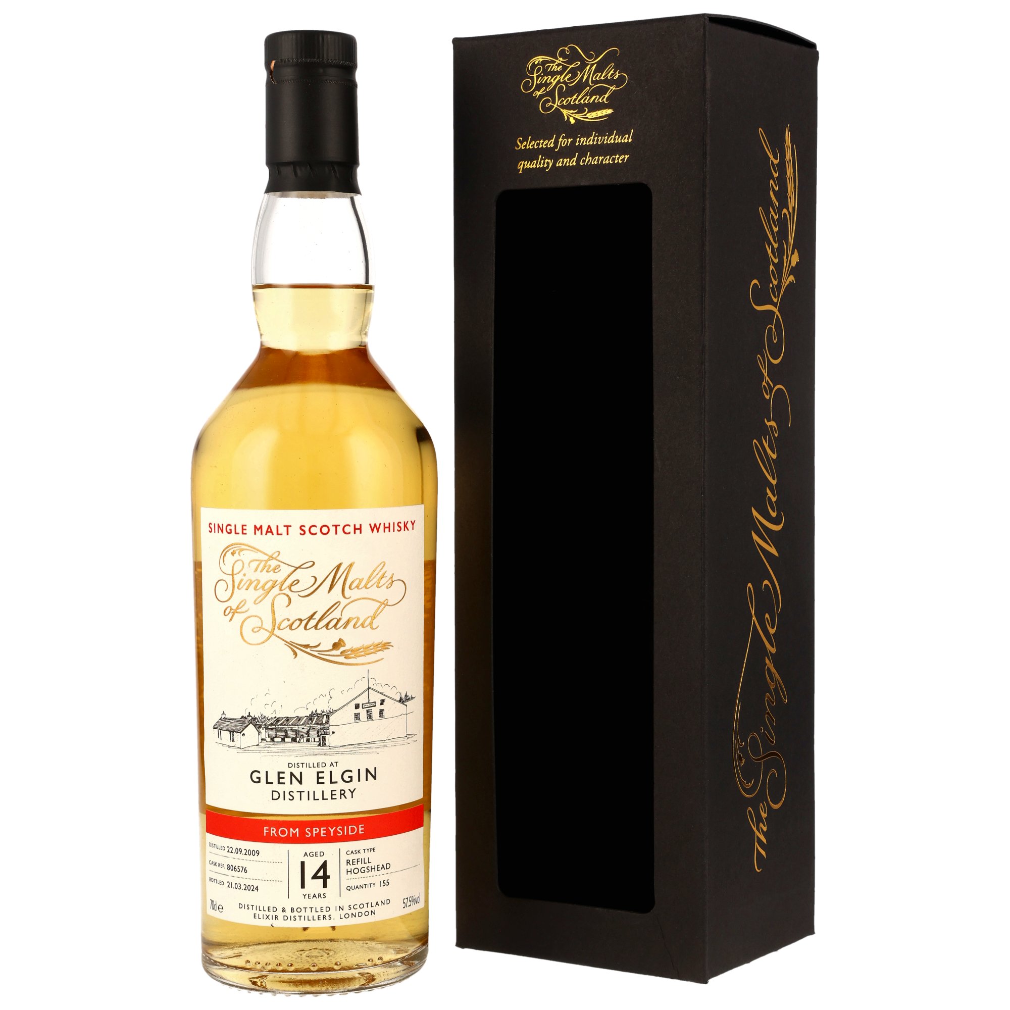 Glen Elgin 2009/2024 - 14 y.o. - Refill Hogshead #806576 (SMoS)